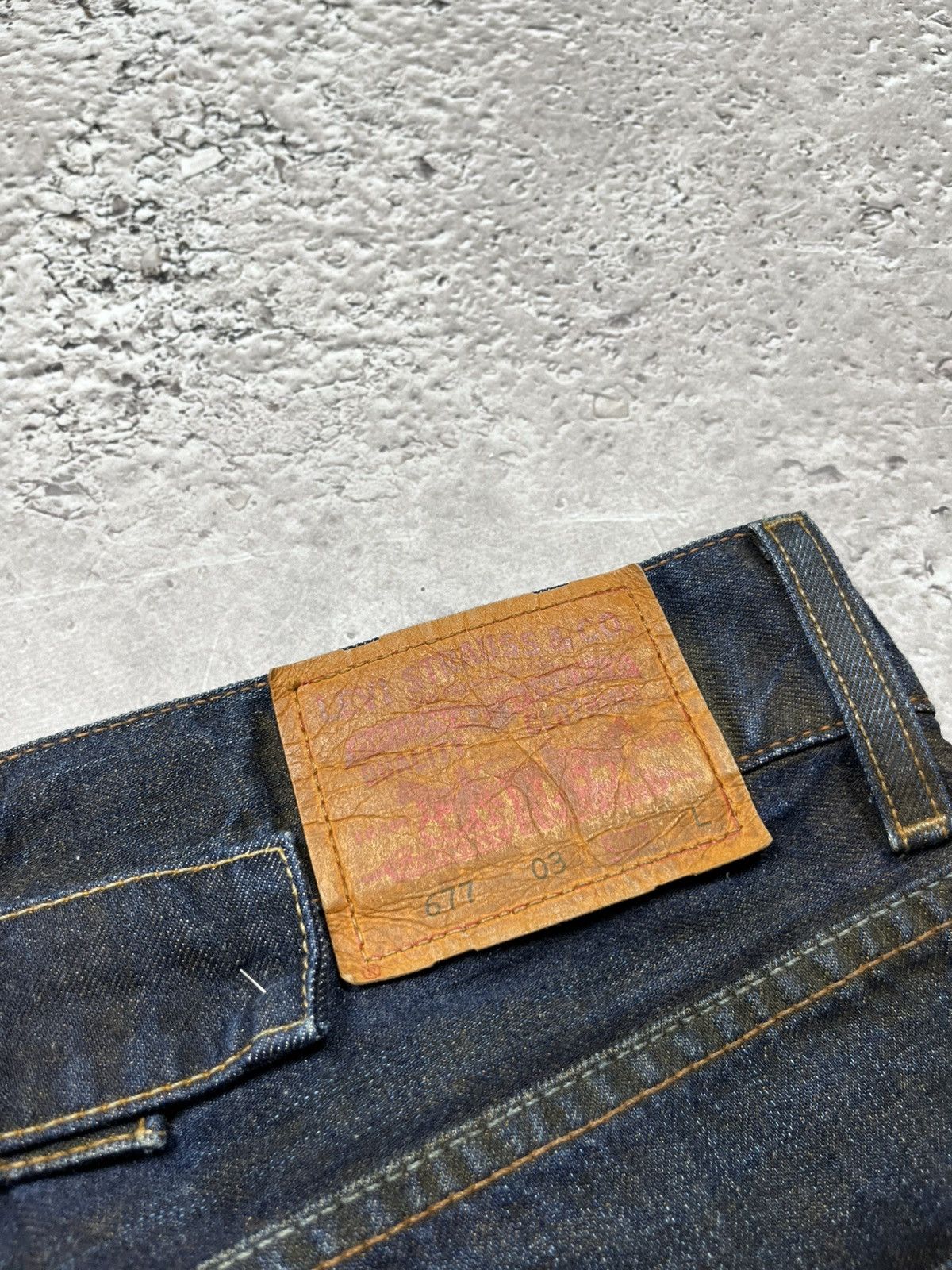 Levi's × Vintage Vintage Levi’s Red Tab Denim Mini Skirt Back Belted Waist Size 30" / US 8 / IT 44 - 6 Thumbnail