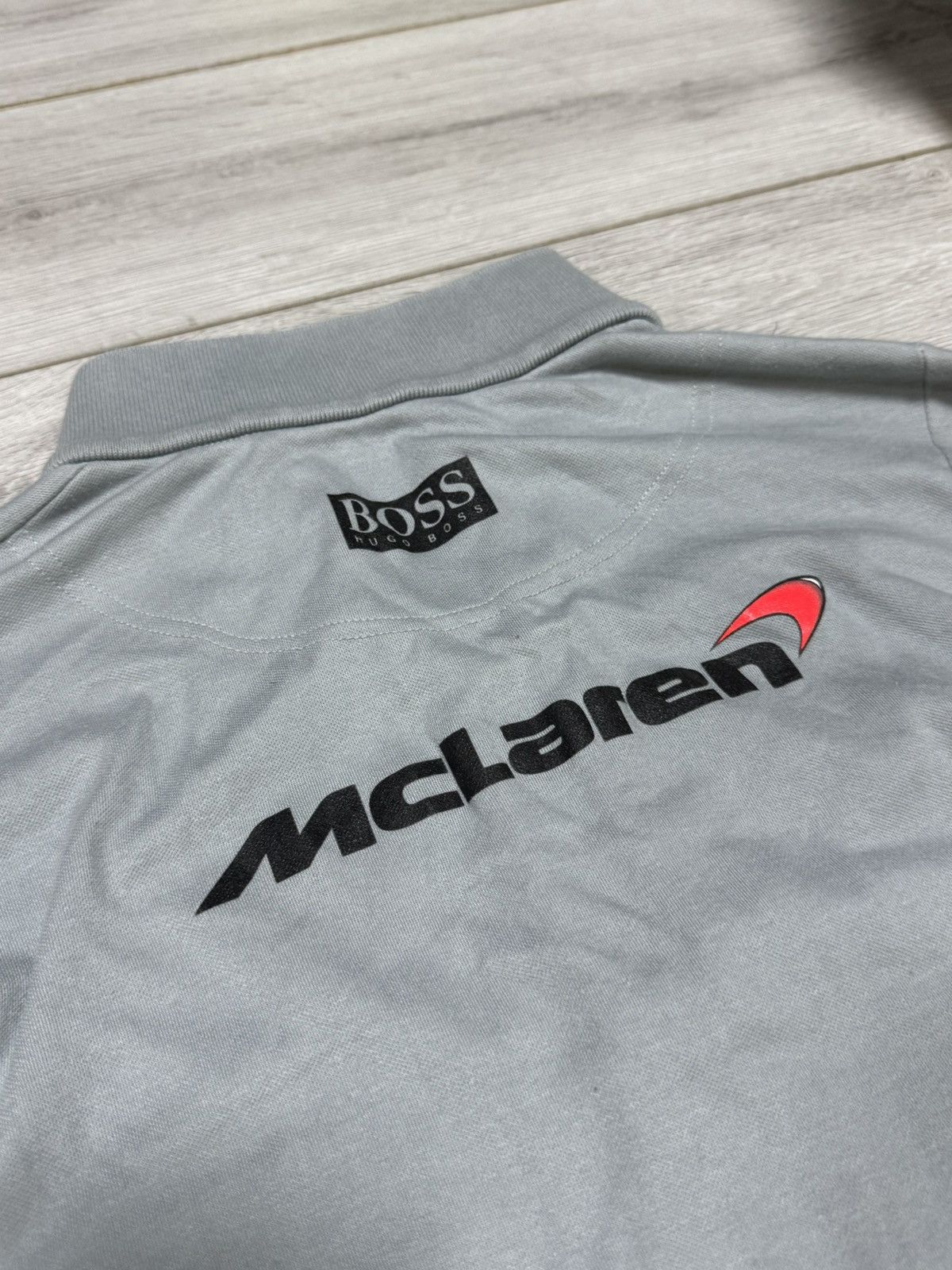 Hugo Boss × Mercedes-Benz BOSS x Mercedes McLaren quarter zip 1/4 sweater big logo Size US XXL / EU 58 / 5 - 10 Thumbnail