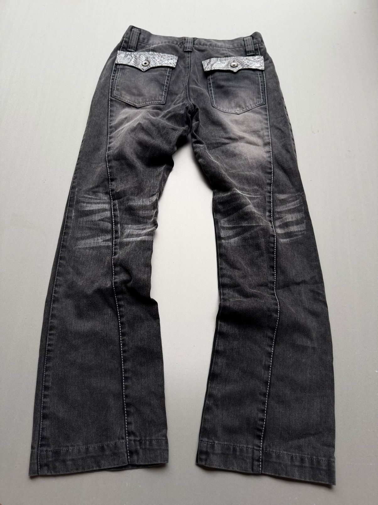 Japanese Brand Tako kikuchi flare jeans Size US 28 / EU 44 - 4 Thumbnail