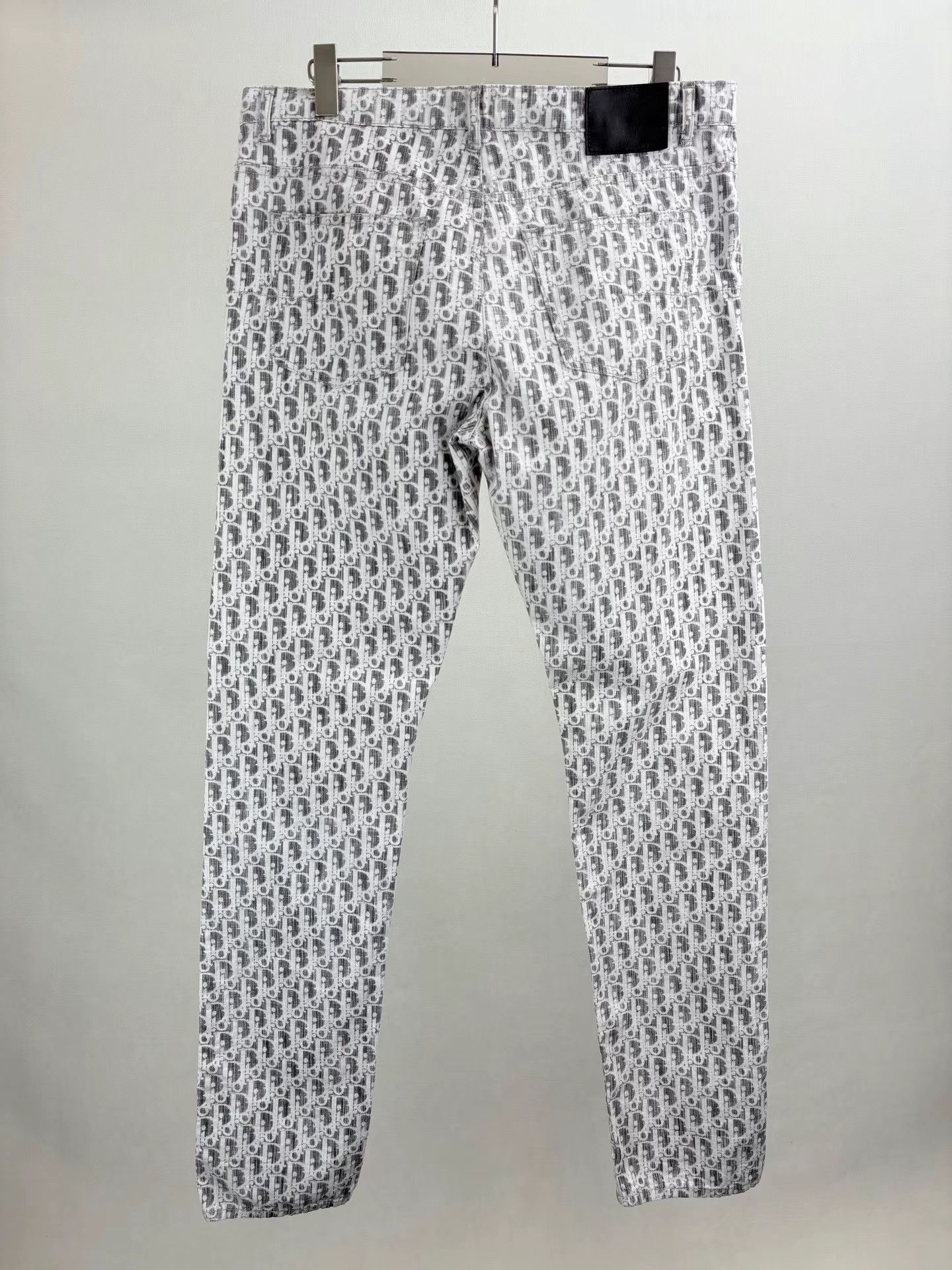 Dior Dior Men's Gray Monogram Logo Casual Pants Size US 33 - 2 Thumbnail