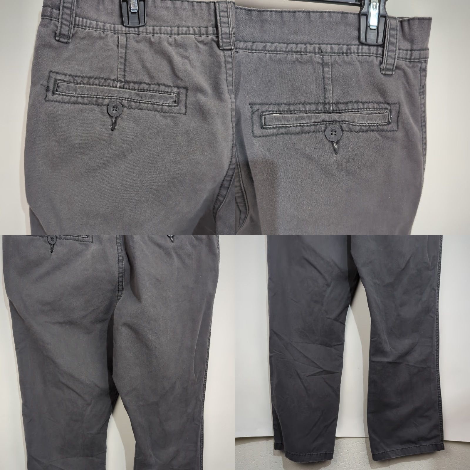 Vintage Buckle Buckle Bke Casuals Cohen Straight Men's Pants 34x32 Chino Gray Charcoal Buckle Bke Casuals Cohen Straight Pants 34x32 Gray Charcoal Size US 34 / EU 50 - 10 Thumbnail