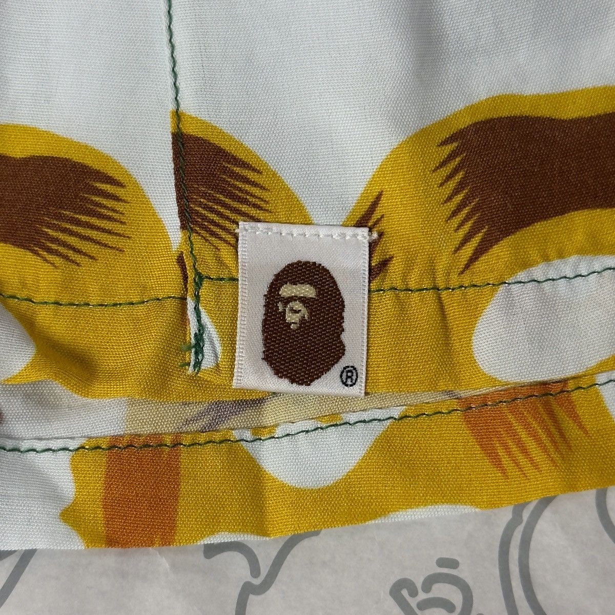 Bape Bape Double Ape Head Relaxed Shirt Green 2021 Size US M / EU 48-50 / 2 - 10 Thumbnail