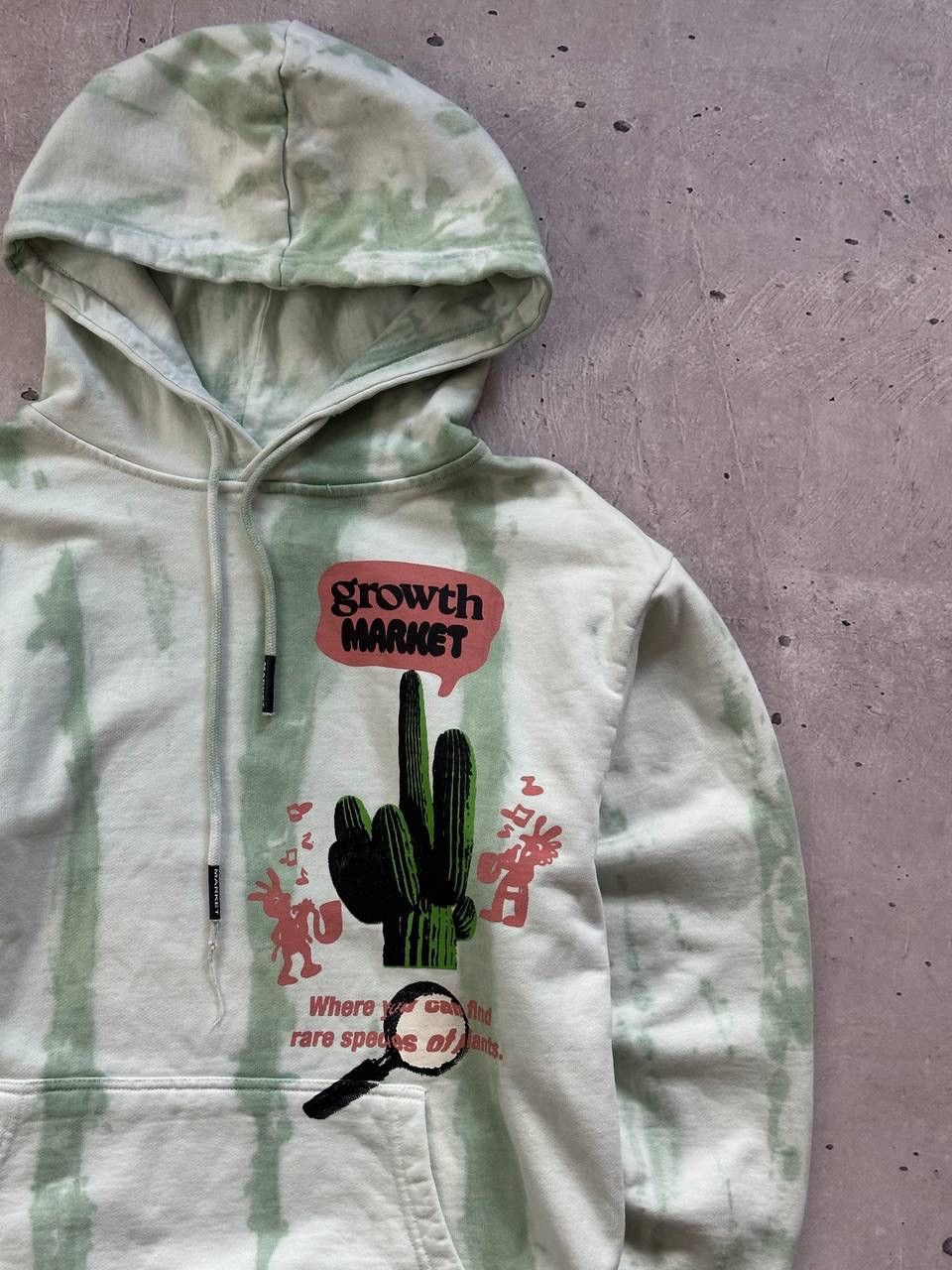 Designer × Market Market Men’s Hoodie “Growth Market” SK8 Y2K Vintage Style Size US M / EU 48-50 / 2 - 3 Thumbnail