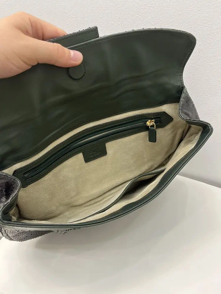 Anya Hindmarch Anya Hindmarch Python Leather Clutch Bag Size ONE SIZE - 6 Thumbnail
