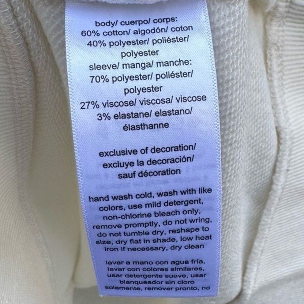 Nautica NWT New Nautica Jeans Womens Medium Crew Neck Sweatshirt Size M / US 6-8 / IT 42-44 - 5 Thumbnail