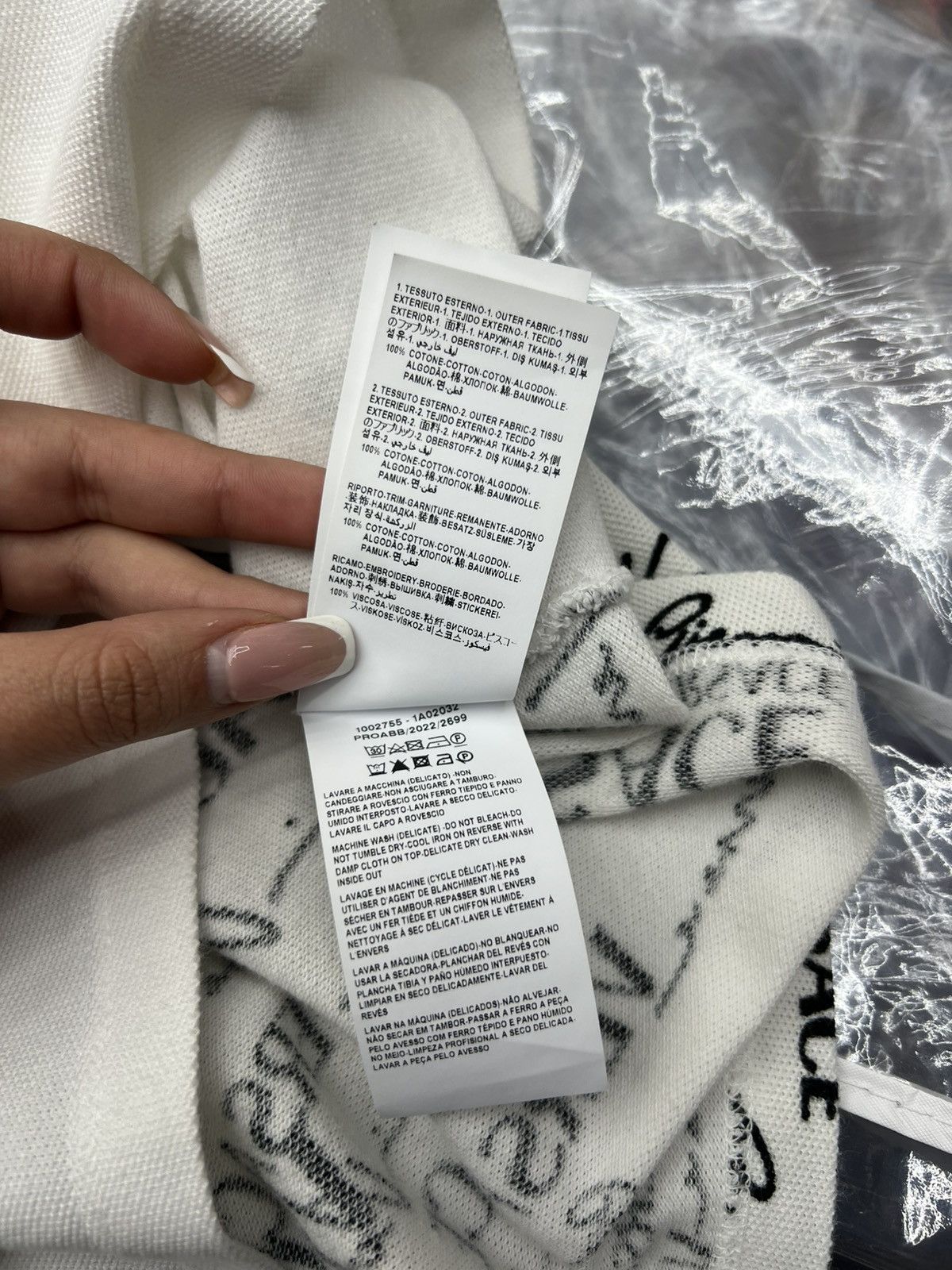Versace Versace White Polo Tee Size US XXL / EU 58 / 5 - 10 Thumbnail