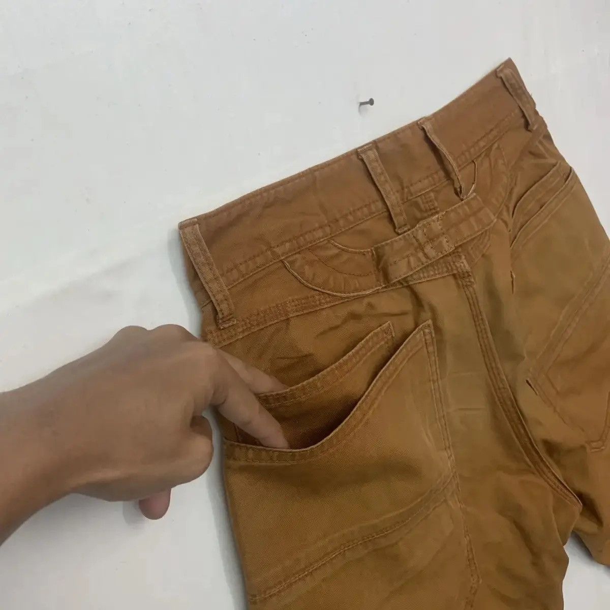 Huntington STEALS💥 Japanese Utility Multi Big Pocket Gardener Trousers Size US 31 - 17 Thumbnail