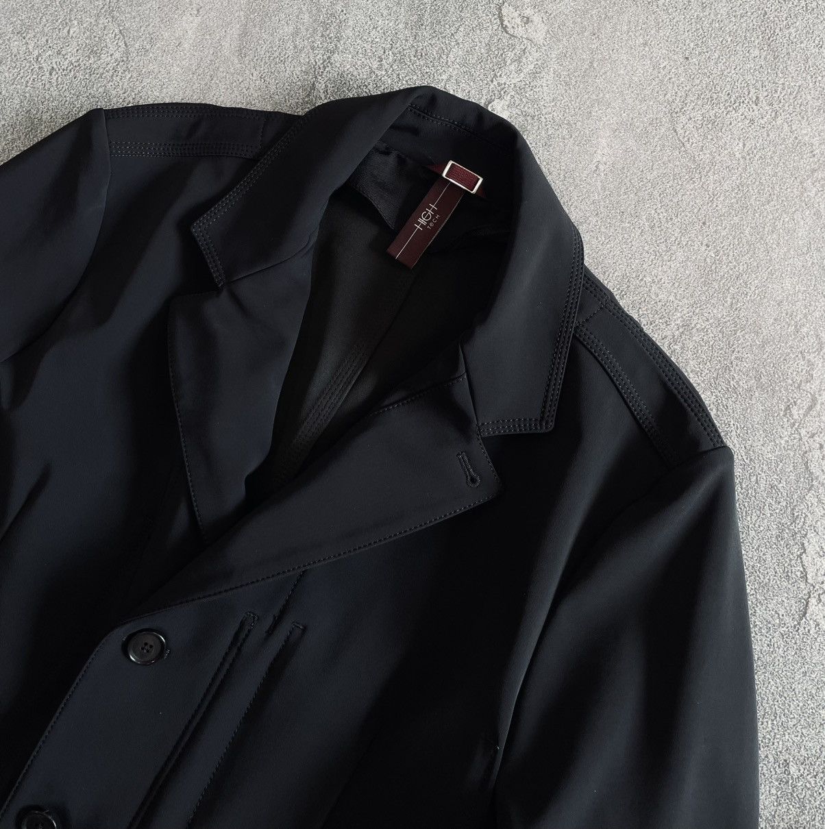 Other HIGH TECH by CLAIRE CAMPBELL Zip / Button Black Jacket IT 52 Size XXL / US 16-18 / IT 52-54 - 3 Thumbnail