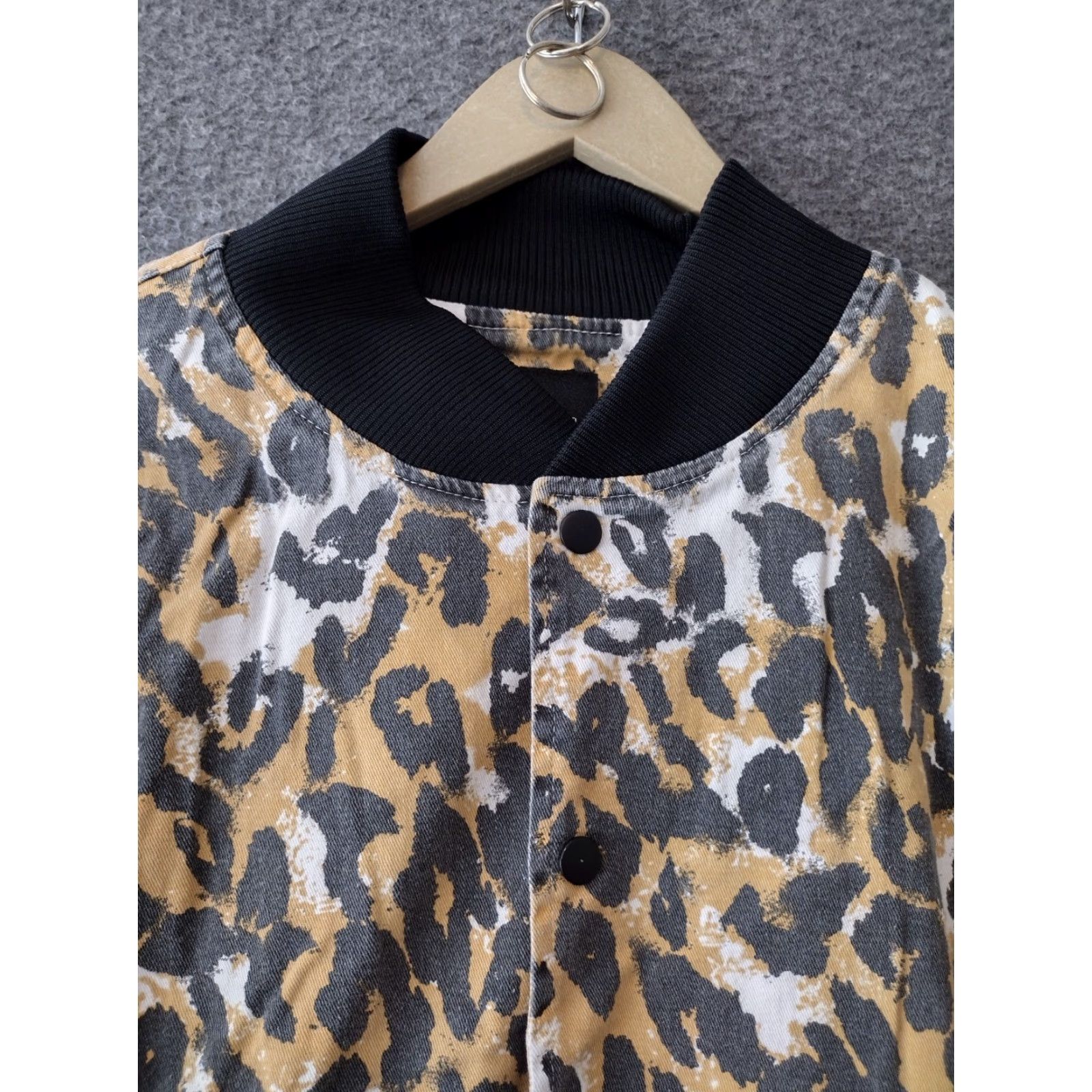 Joyrich VINTAGE JOYRICH Los Angeles Leopard Baseball Style Bomber Jacket Zip Pockets Women's M Size M / US 6-8 / IT 42-44 - 3 Thumbnail