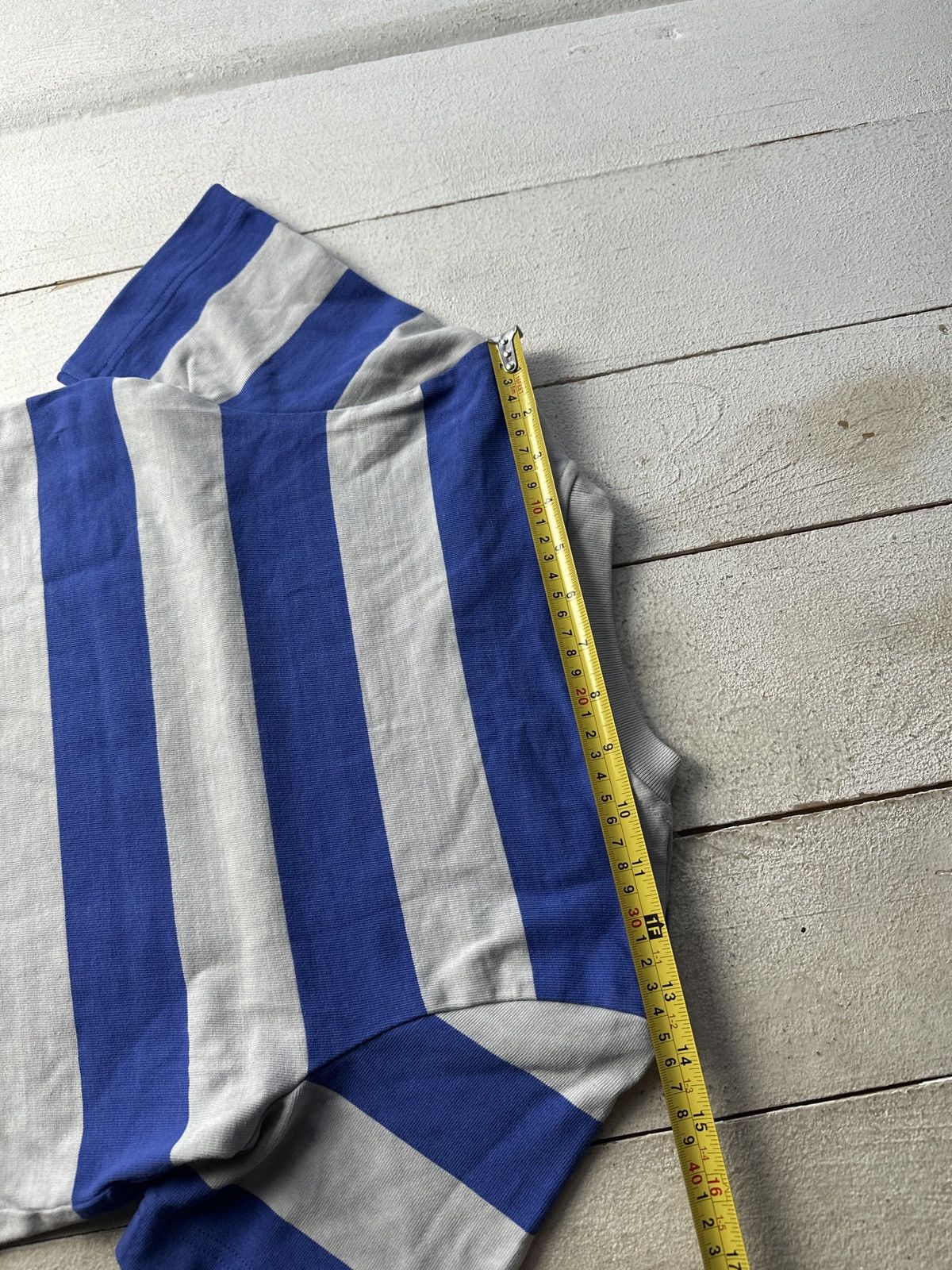 Cos 🚨 COS STRIPED LUXURY WOMEN T-SHIRT BLUE WHITE Size XS / US 0-2 / IT 36-38 - 13 Thumbnail
