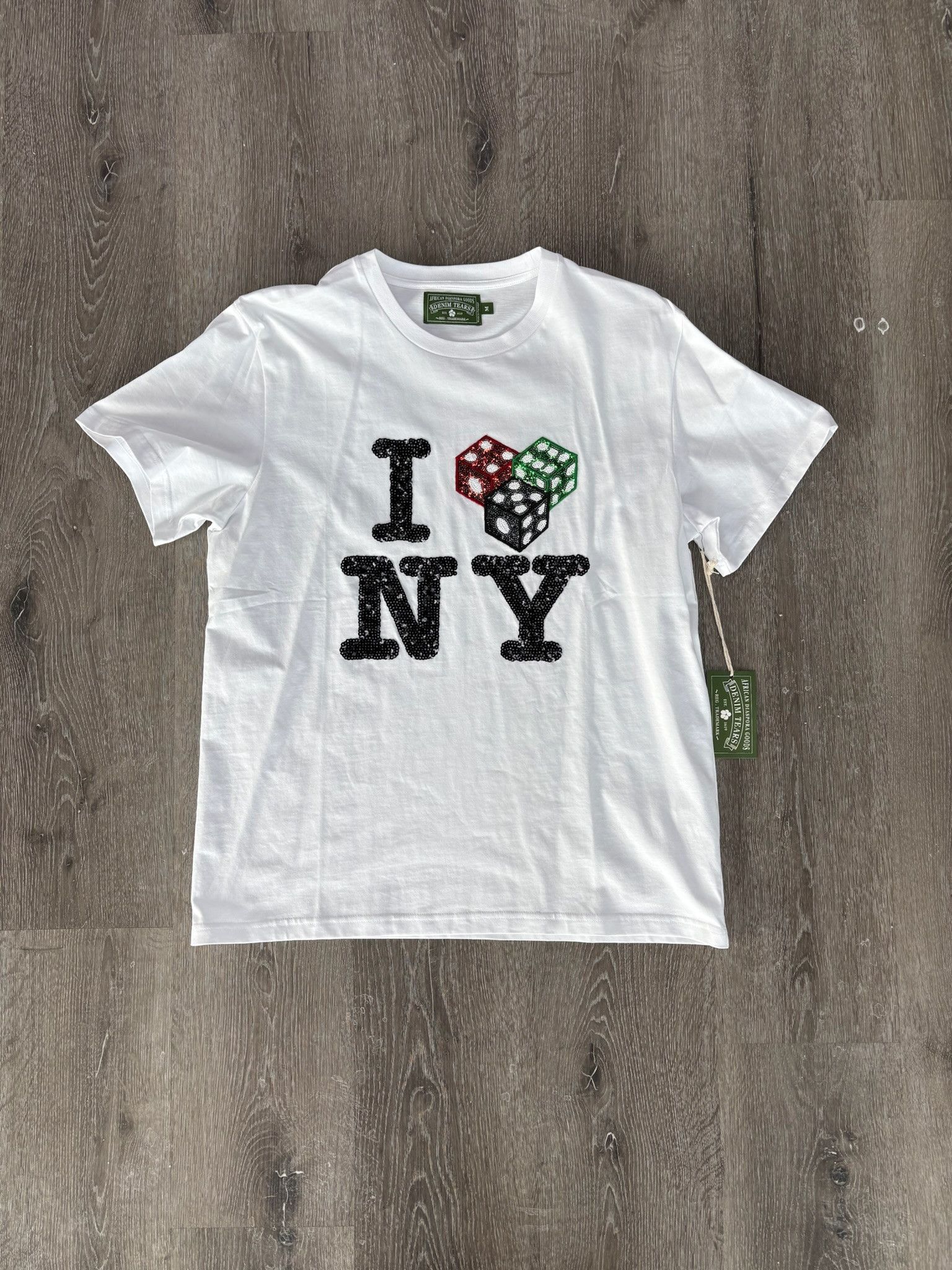 DENIM TEARS Denim Tears "Cee-Lo NY" Tee (White) Size US M / EU 48-50 / 2 - 1 Thumbnail