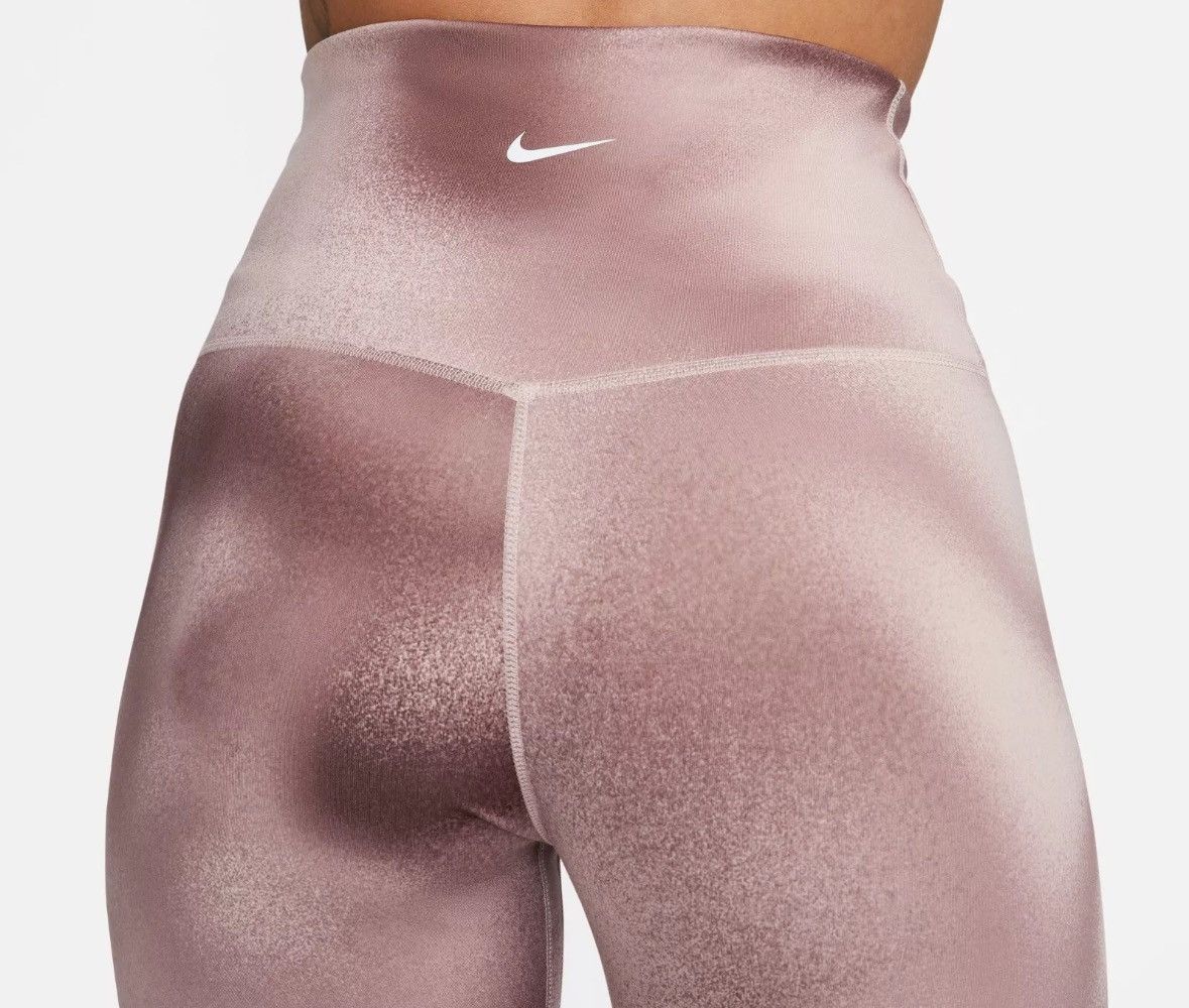 Nike Women Nike One High Rise Waist Printed Legging Dri-Fit Pants Size 26" / US 2 / IT 38 - 2 Thumbnail