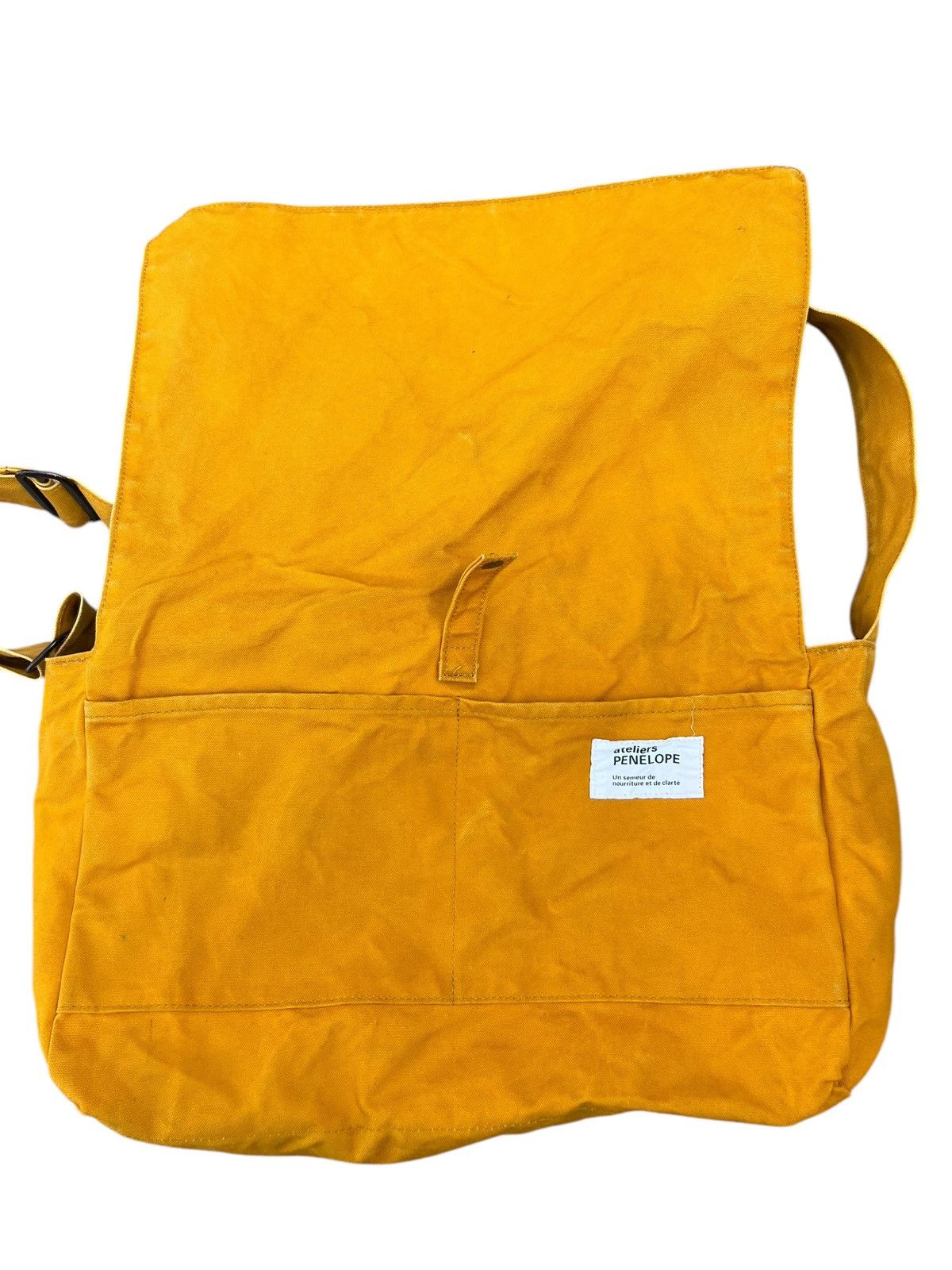Vintage Ateliers Penelope Dirty Faded Canvas Messenger Bag Size ONE SIZE - 22 Thumbnail