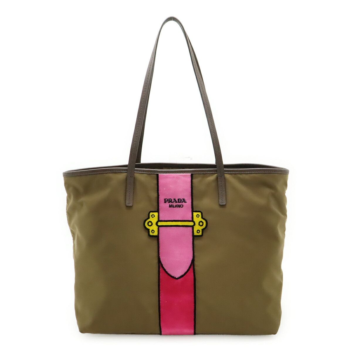 Prada Prada Prada 1BG065 Nylon 2way Tote Bag Textile Tote Bag 1BG065 DUTY FREE for USA Size ONE SIZE - 1 Thumbnail