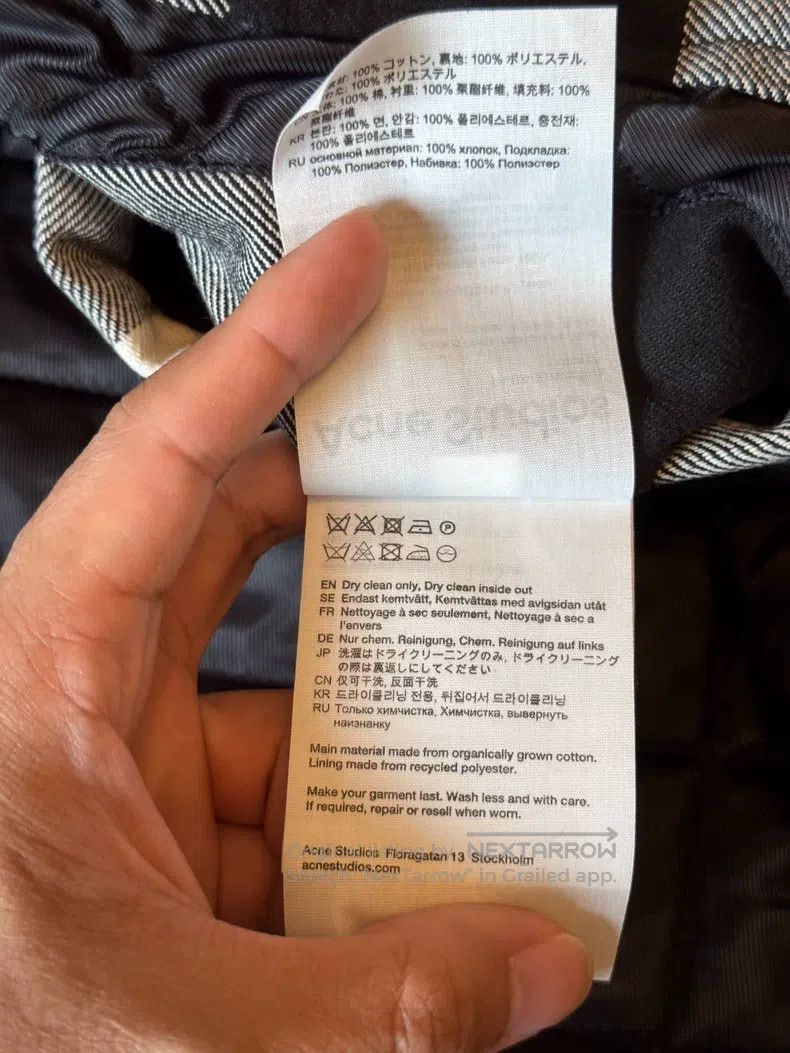 Acne Studios Acne Studios Autumn/Winter Plaid Cotton-Padded Coat Size US M / EU 48-50 / 2 - 7 Thumbnail