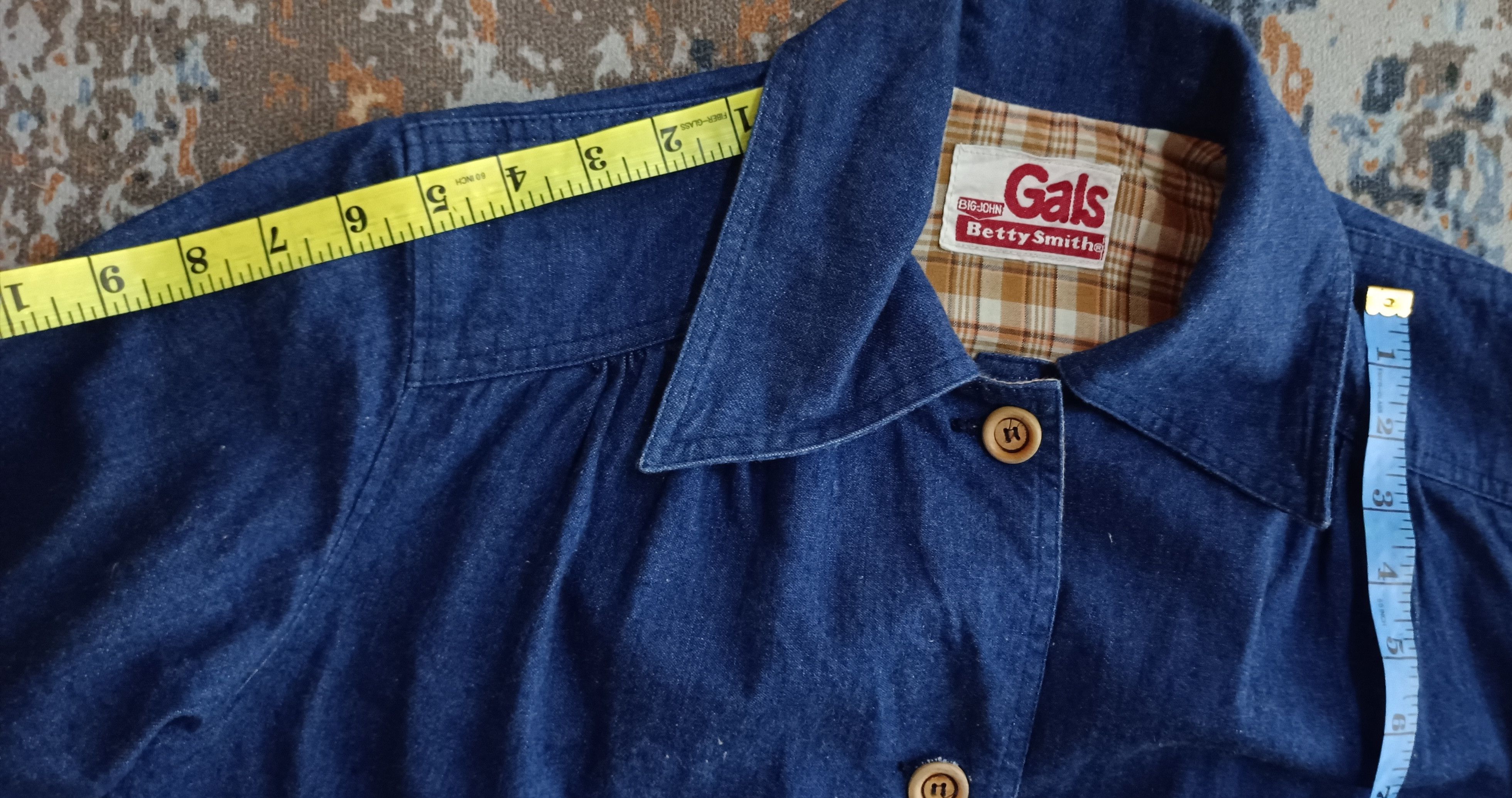 Big John Vintage🔥🔥Big John Gals Workwear Denim Jacket Size US XL / EU 56 / 4 - 14 Thumbnail