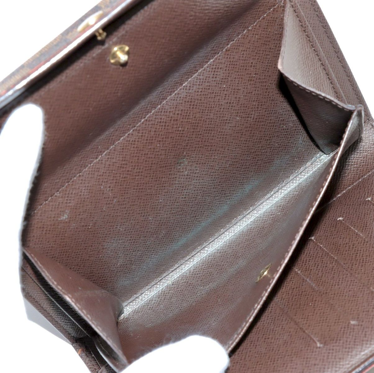Louis Vuitton Louis Vuitton Damier Ebene Porte-Trésor Étui Papier Wallet Size ONE SIZE - 8 Thumbnail