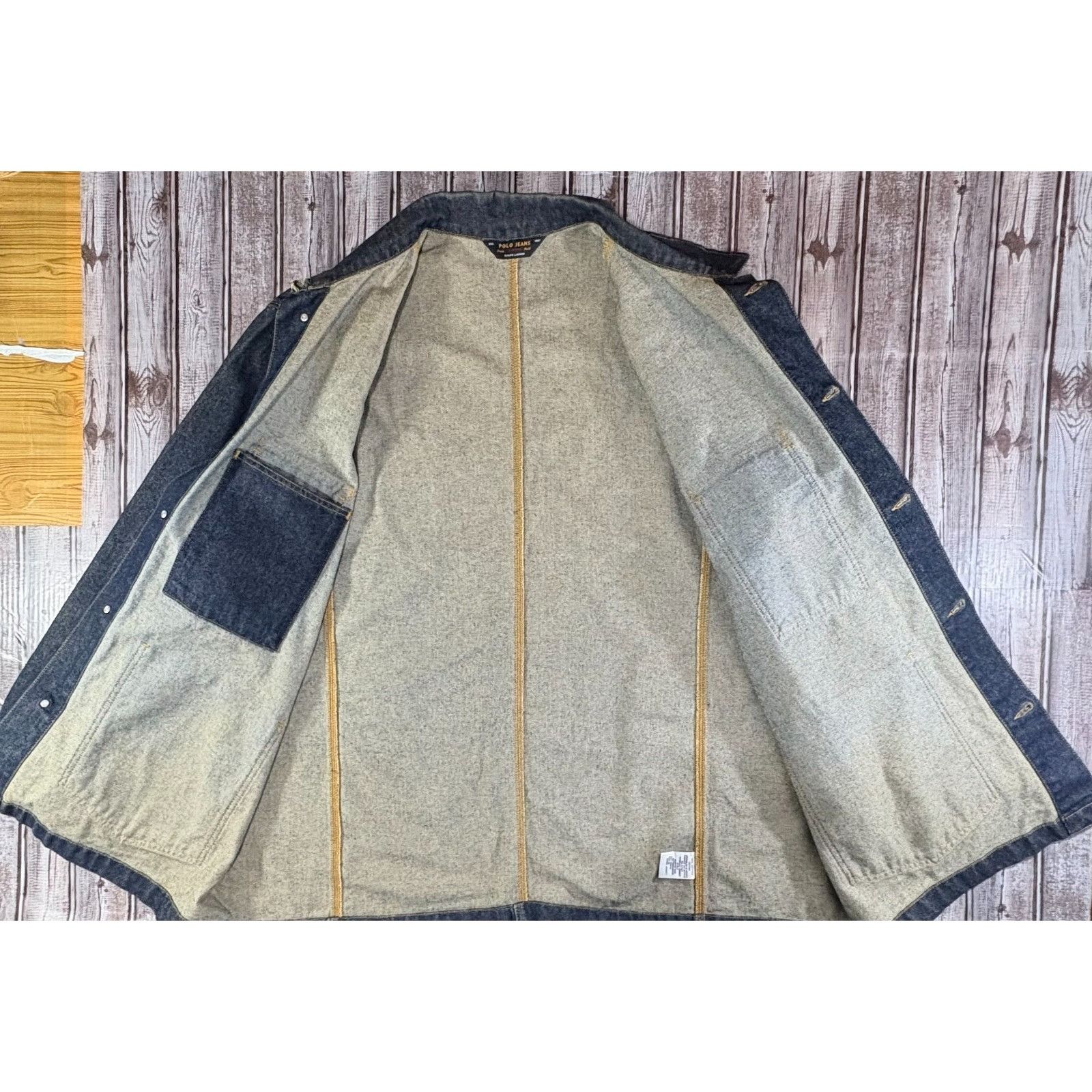 Ralph Lauren Ralph Lauren Polo Jeans Denim Barn Chore Jacket sz XL vintag Size US XL / EU 56 / 4 - 6 Thumbnail