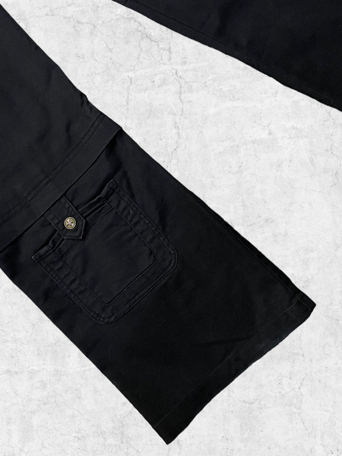 Japanese Brand × Vintage Hidef Japan Gas Mask Multi Pocket Cargo Pants & Rivet Belt Size US 32 / EU 48 - 10 Thumbnail