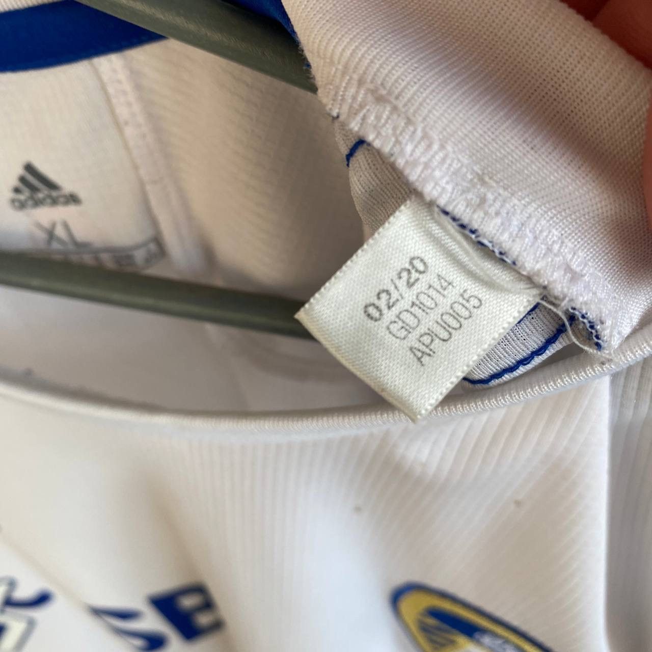 Adidas × Vintage Vintage Adidas FC Leeds United Smal logo soccer jersey Size US XL / EU 56 / 4 - 11 Thumbnail