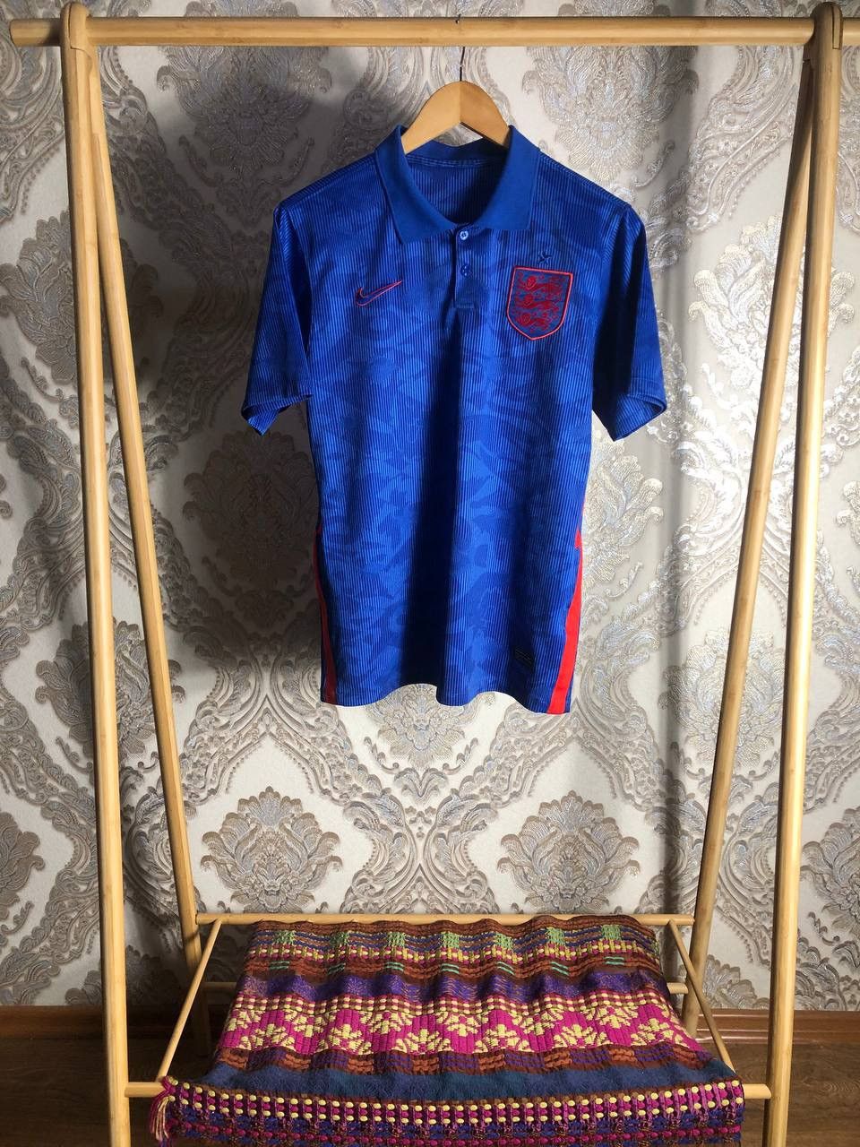 Nike VINTAGE NIKE ENGLAND RETRO SOCCER JERSEY MANCHESTER Y2K 90s Size US L / EU 52-54 / 3 - 1 Thumbnail