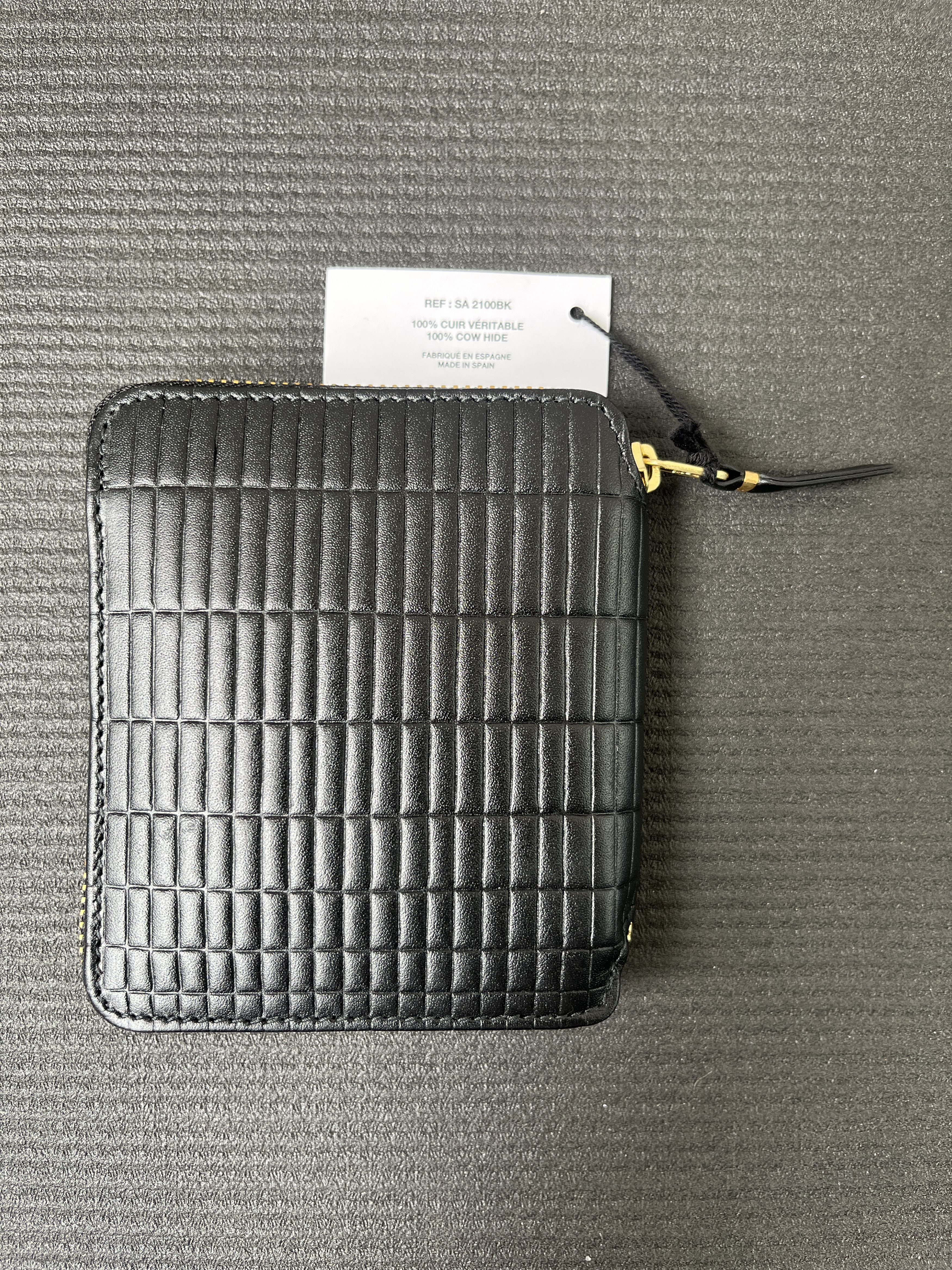 Comme des Garcons Comme des Garcons Embossed Grid Full Zip Around Wallet Size ONE SIZE - 3 Thumbnail