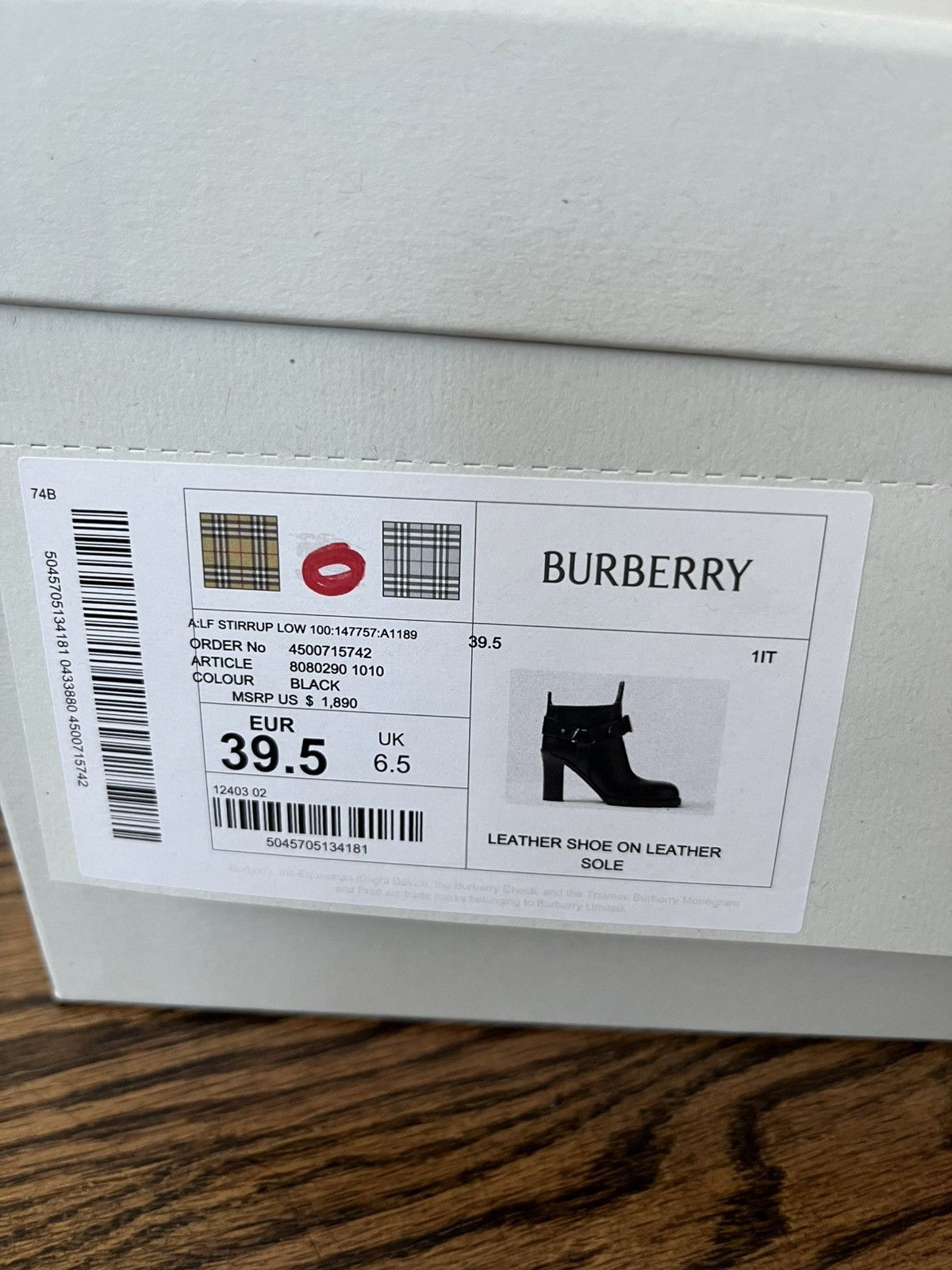 Burberry Burberry Leather Stirrup Low Boots Size US 9.5 / IT 39.5 - 17 Thumbnail