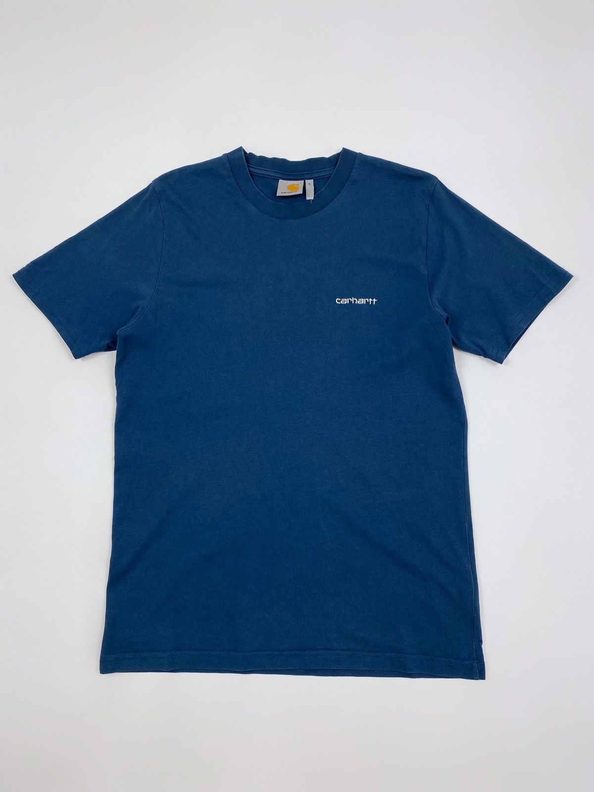 Carhartt Y2K Carhartt Mini Script Embroidered Logo Tee Size US S / EU 44-46 / 1 - 1 Thumbnail