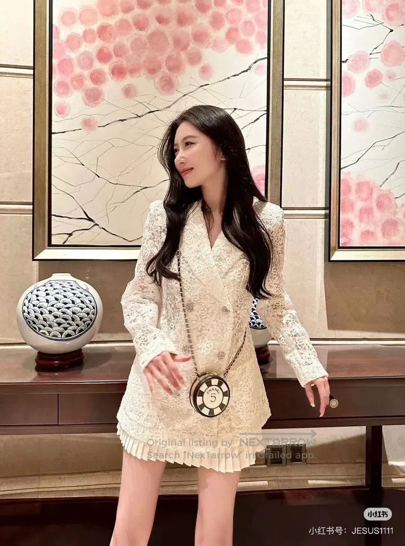 Chanel Chanel Embroidered lace jacket Size XXS / US 00 / IT 34 - 5 Thumbnail