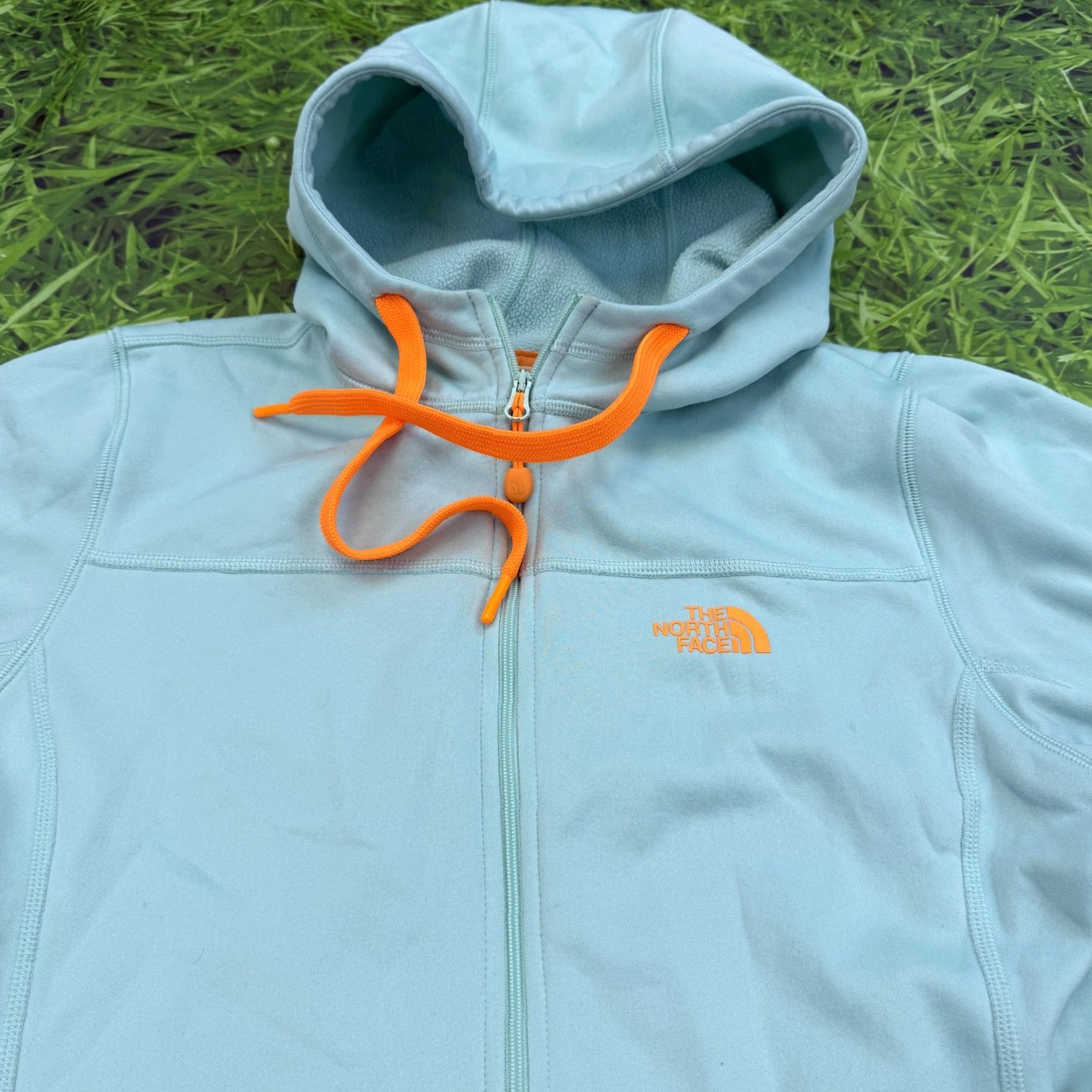 The North Face **The North Face Womens Medium Blue Hooded Fleece Jacket** The North Face Womens Medium Blue Hooded Fleece Jacket Size M / US 6-8 / IT 42-44 - 3 Thumbnail