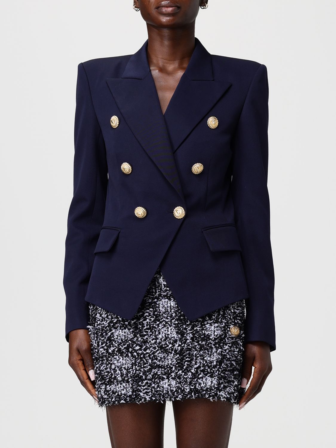 Balmain Balmain Jacket Woman Blue Size XS / US 0-2 / IT 36-38 - 1 Thumbnail