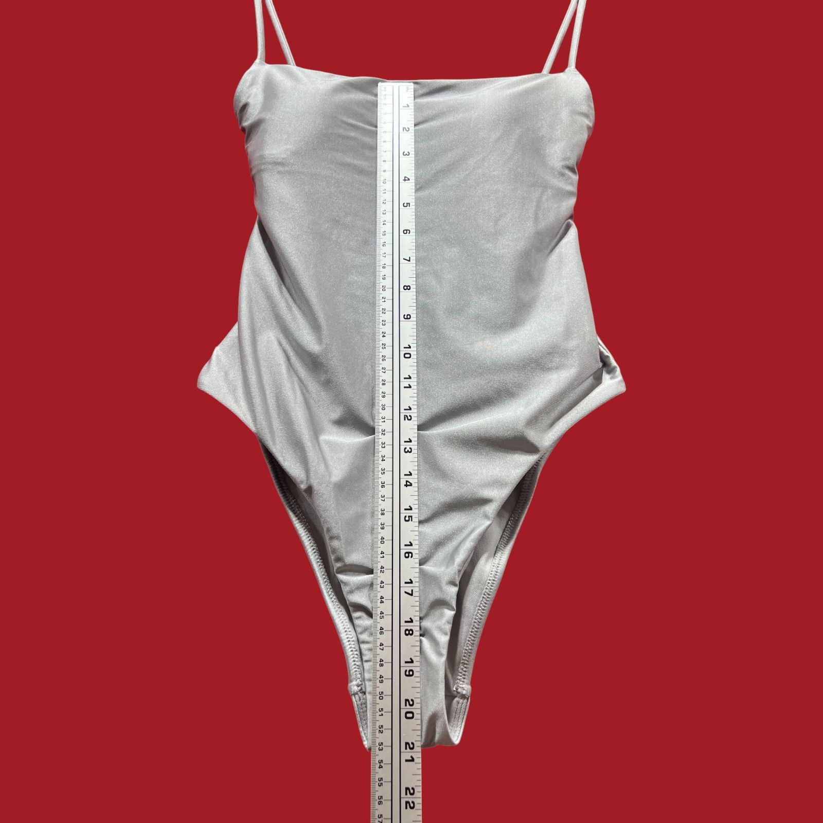 Other Shade & Shore - Women's Square Neck High Leg Cheeky Swimsuit Size ONE SIZE - 8 Thumbnail