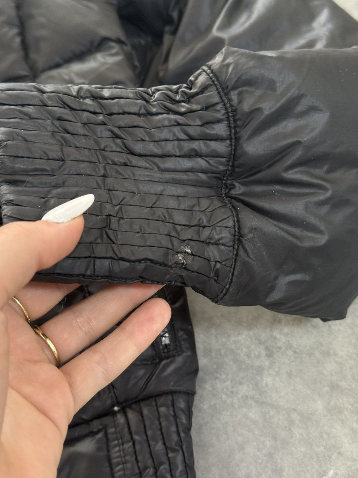 Nike Vintage puffer/bomber jacket nike with fur japan style y2k Size XS / US 0-2 / IT 36-38 - 4 Thumbnail
