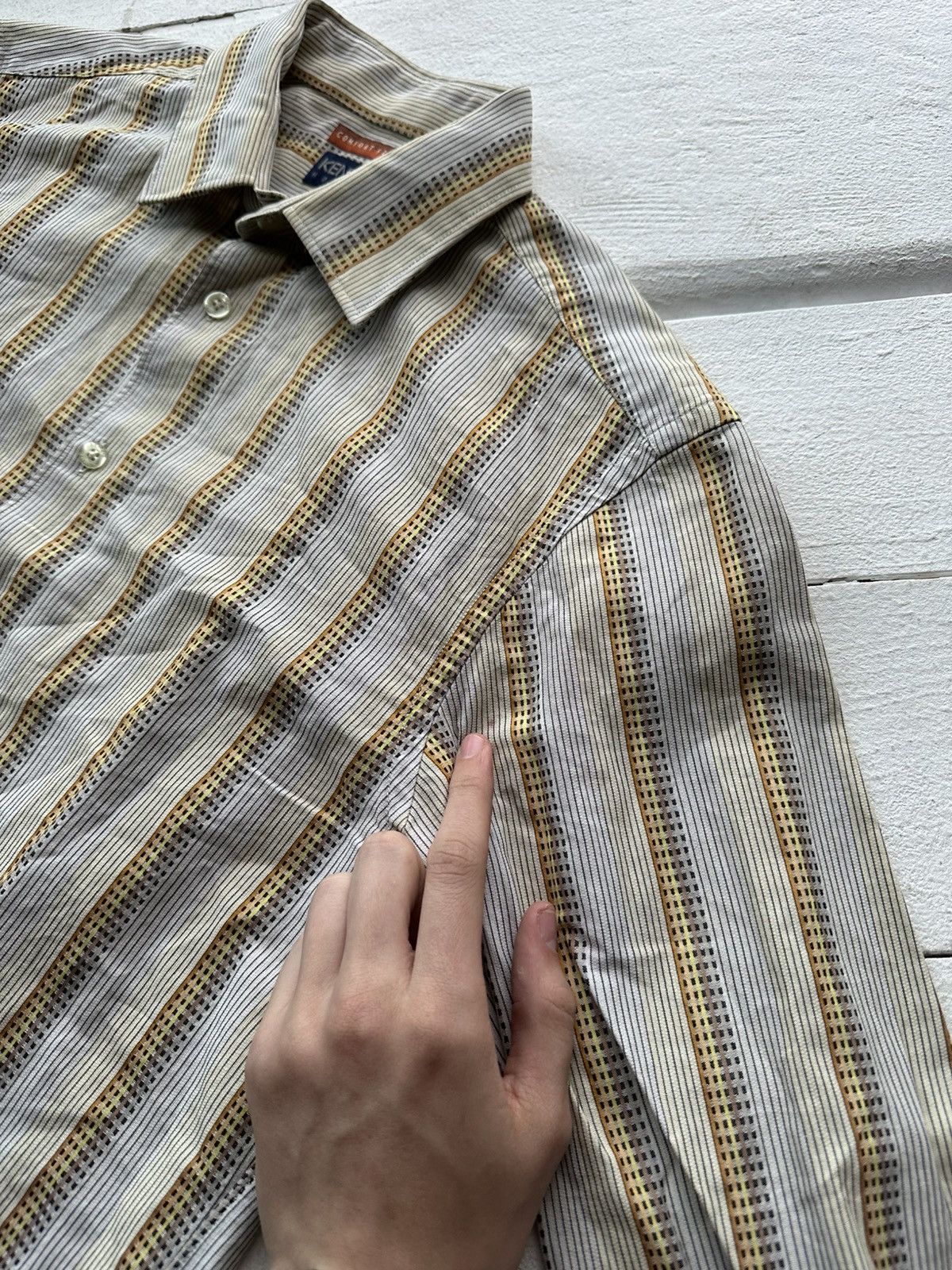 Kenzo 🚨 KENZO HOMME shirts button up Oxford luxury pocket rare Size US M / EU 48-50 / 2 - 5 Thumbnail