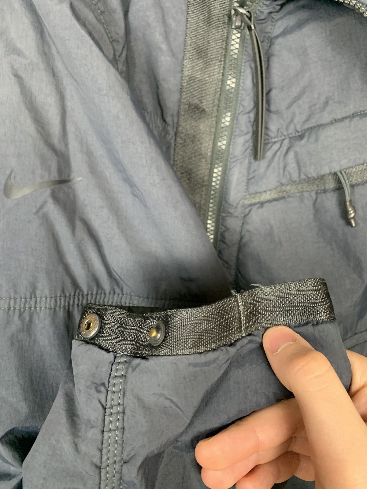 Japanese Brand Nike Jacket Drill Anorak Y2k Tech Pack Avantgarde Style Size US M / EU 48-50 / 2 - 8 Thumbnail