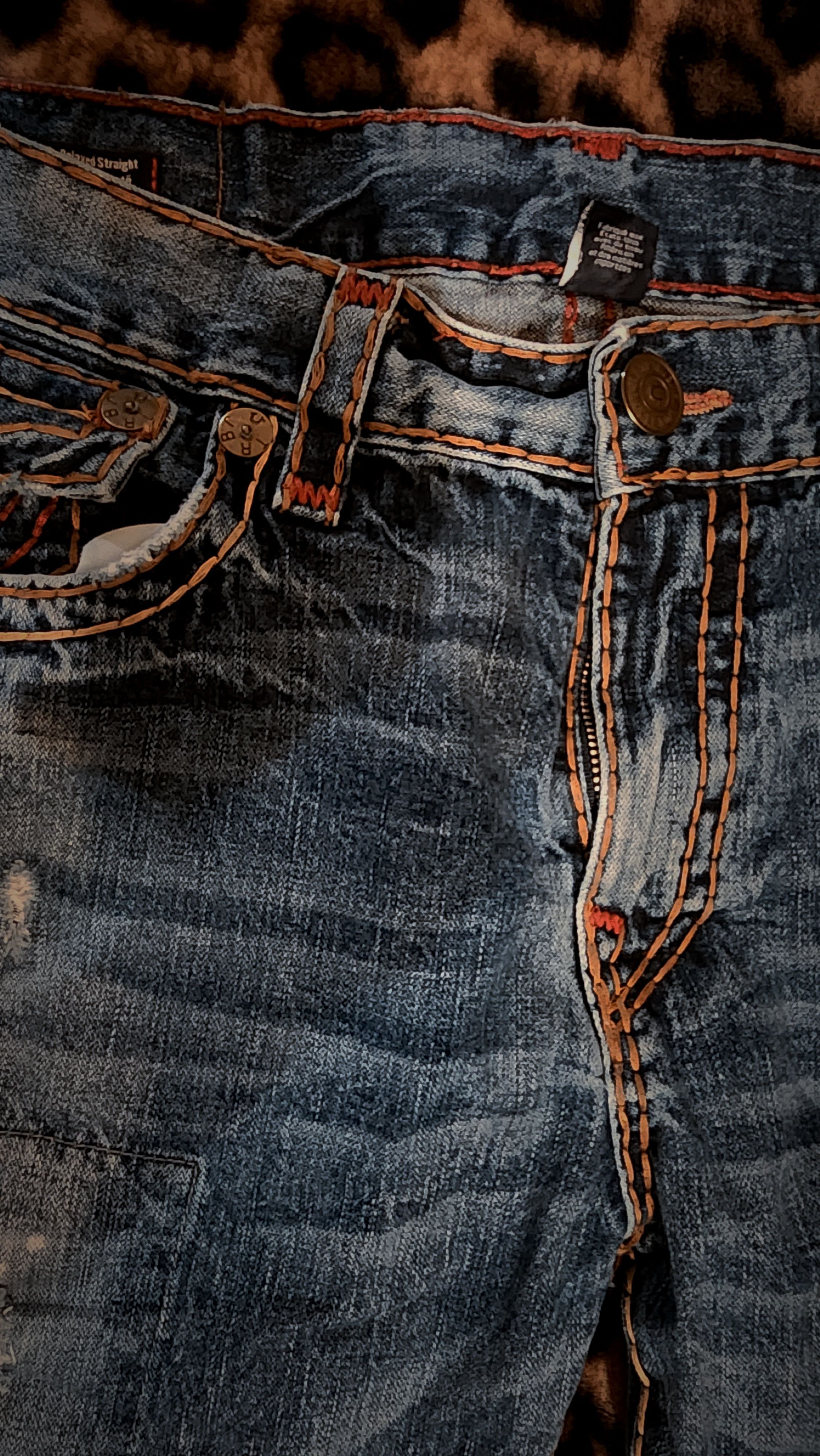 True Religion True Religion Super T Vintage Jeans Size US 36 / EU 52 - 14 Thumbnail