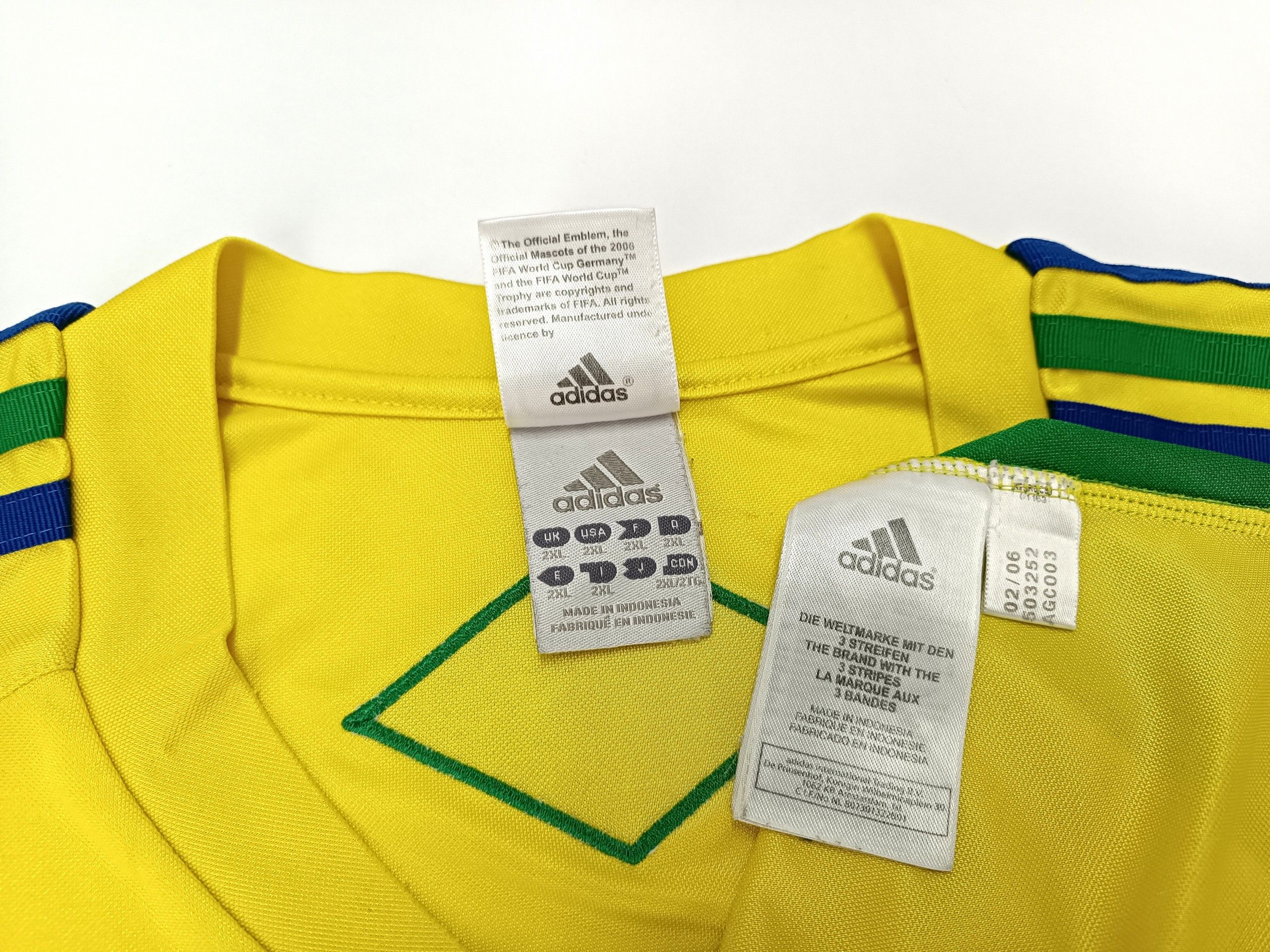 Adidas BRASIL ADIDAS GERMANY 2006 originals soccer jersey size XXL Grailed