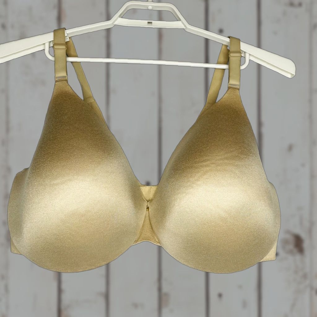 Vintage Cacique Backsmoother Lightly Lined Full Coverage Bra 42H Beige Underwire T-Shirt Bra Women Plus Size Size ONE SIZE - 1 Thumbnail