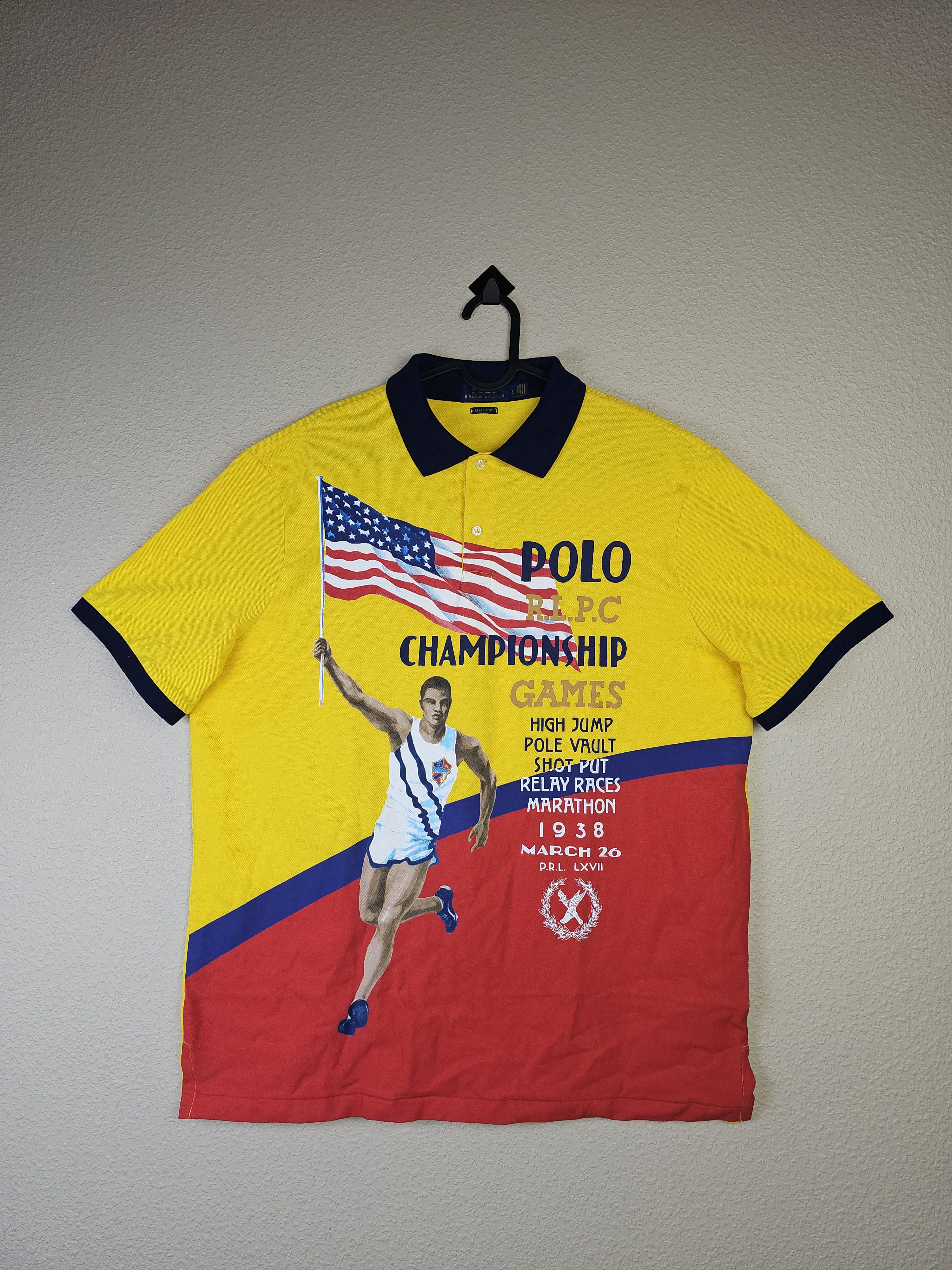 Polo Ralph Lauren 1938 USA Olympics Flag Graphic Polo L