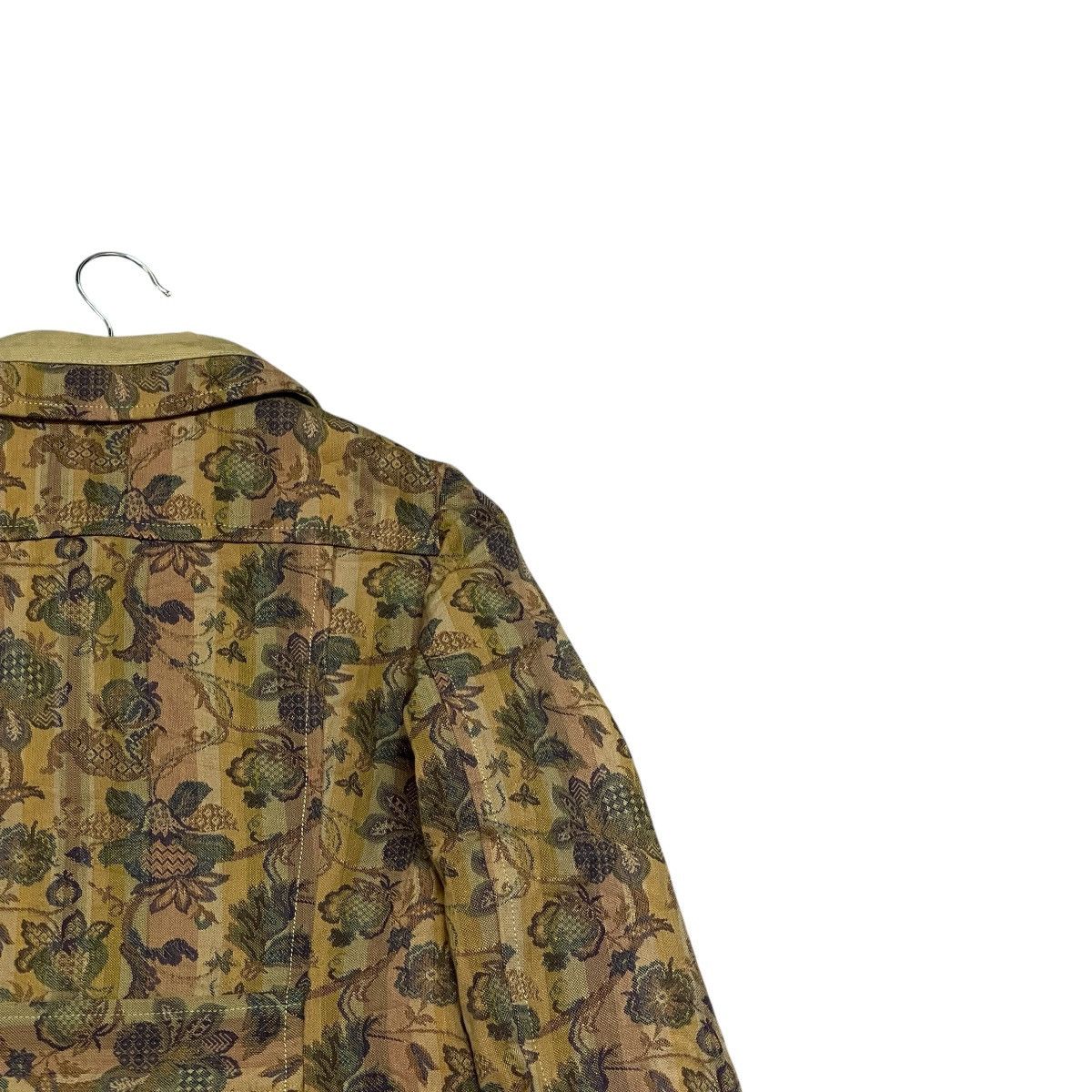 Japanese Brand Vintage Gekko Floral Patterned Long Jacket - Made in Japan Size S / US 4 / IT 40 - 12 Thumbnail