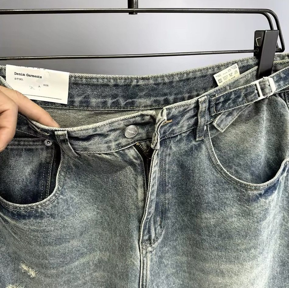Japanese Brand × Jean Stylish Skateboard Baggy Ripped Jeans Size US 31 - 8 Thumbnail