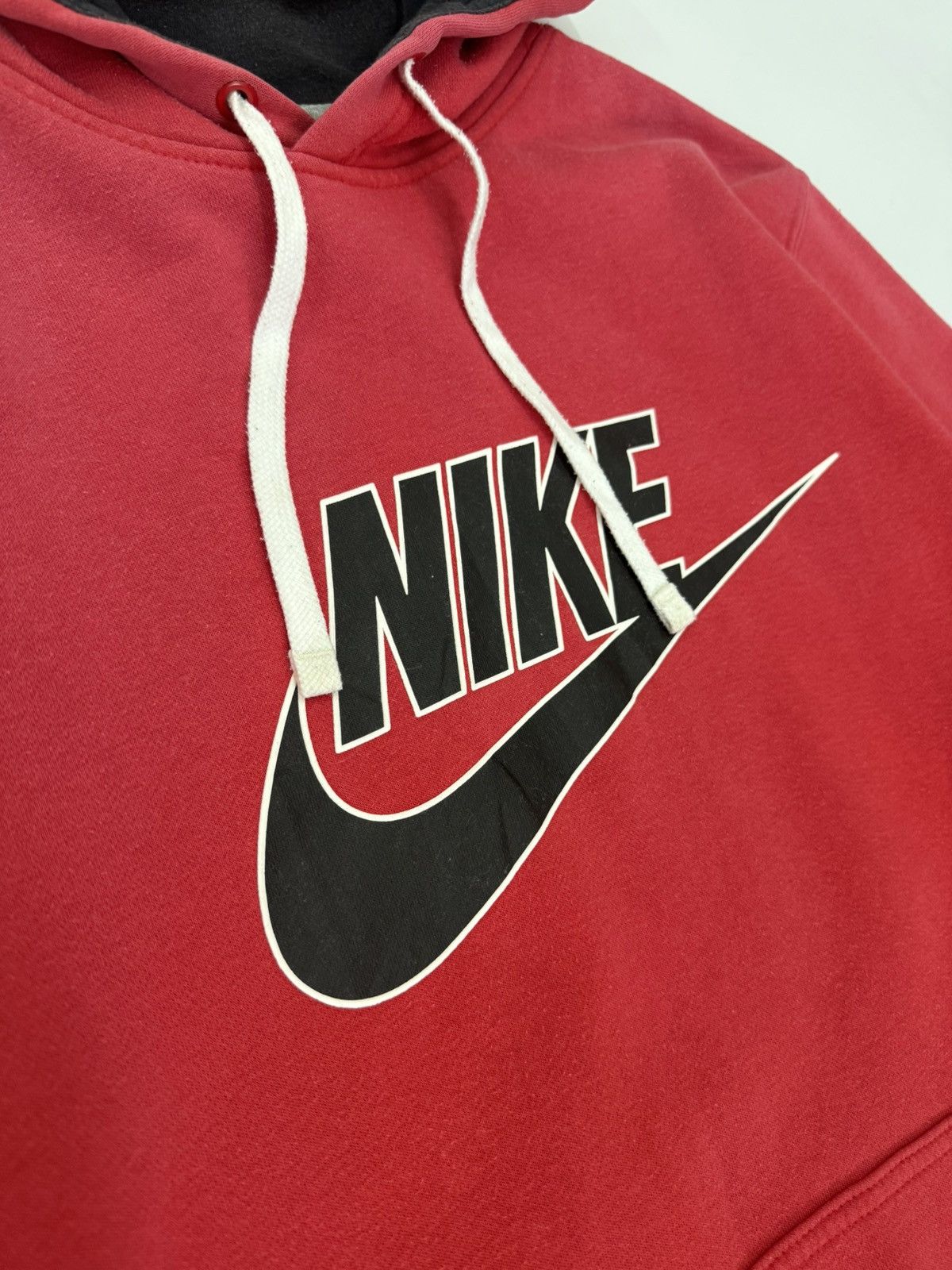 Nike 🔥 Nike Big Logo Sunfaded in Red Sweatshirt hoodie - L Size US L / EU 52-54 / 3 - 5 Thumbnail