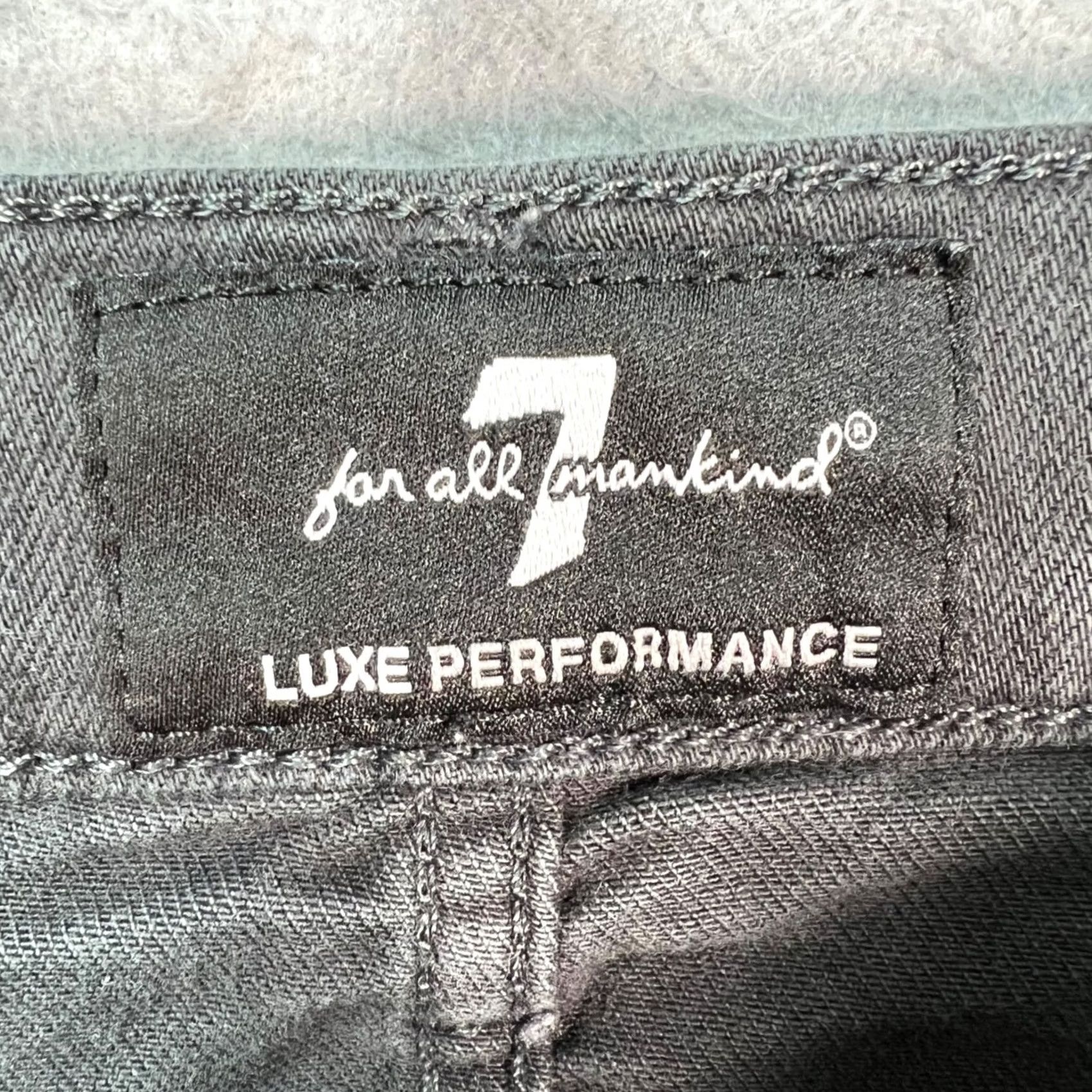 7 For All Mankind 7 For All Mankind Jeans Slim Luxury Slimmy Luxe Performance Gray 31 Mens 5-Pocket Denim Cotton Blend Zip Modern Straight Vintage No N/A Size US 31 - 3 Thumbnail