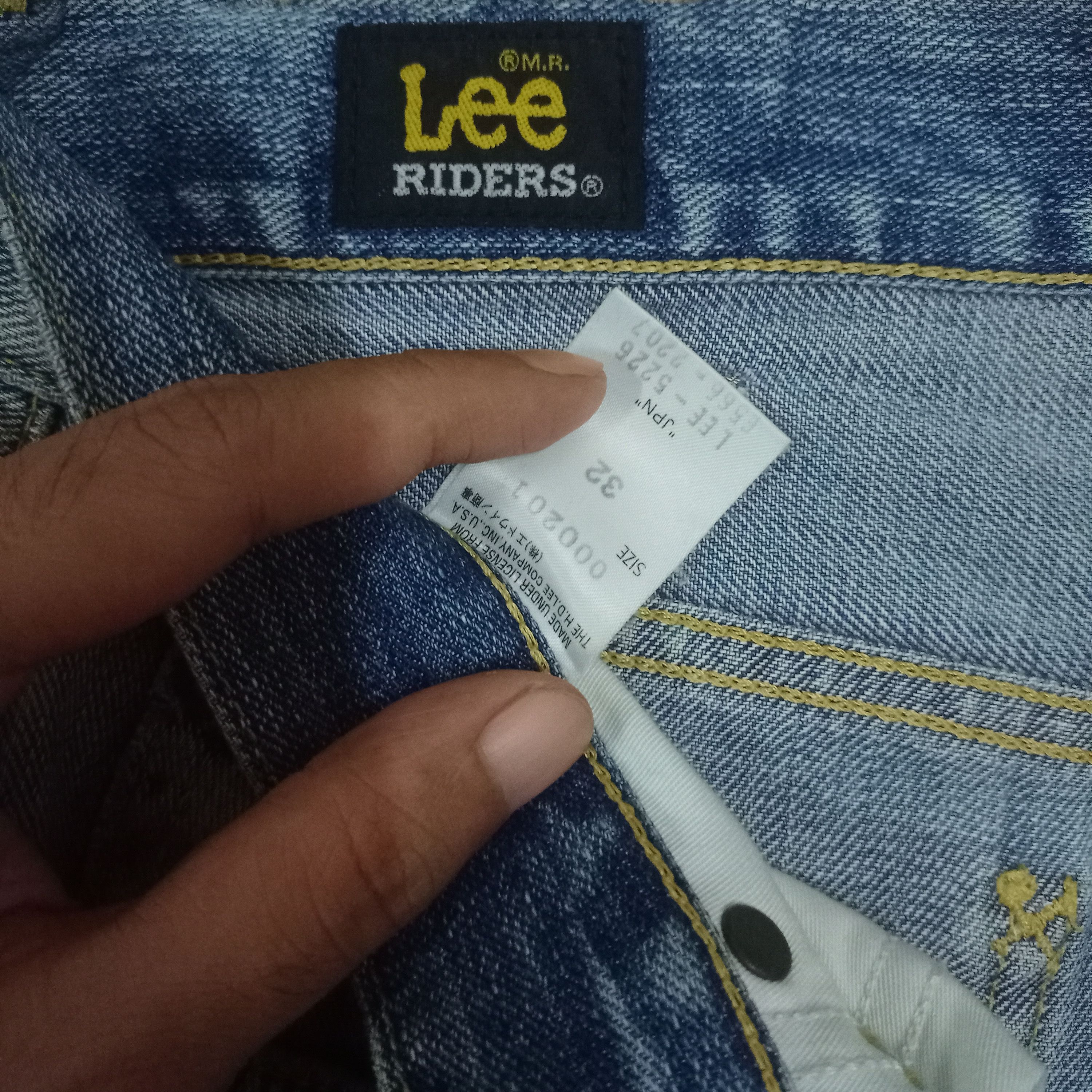 Lee Vintage Japanese Lee Riders Distressed Baggy Jeans Size US 32 / EU 48 - 8 Thumbnail