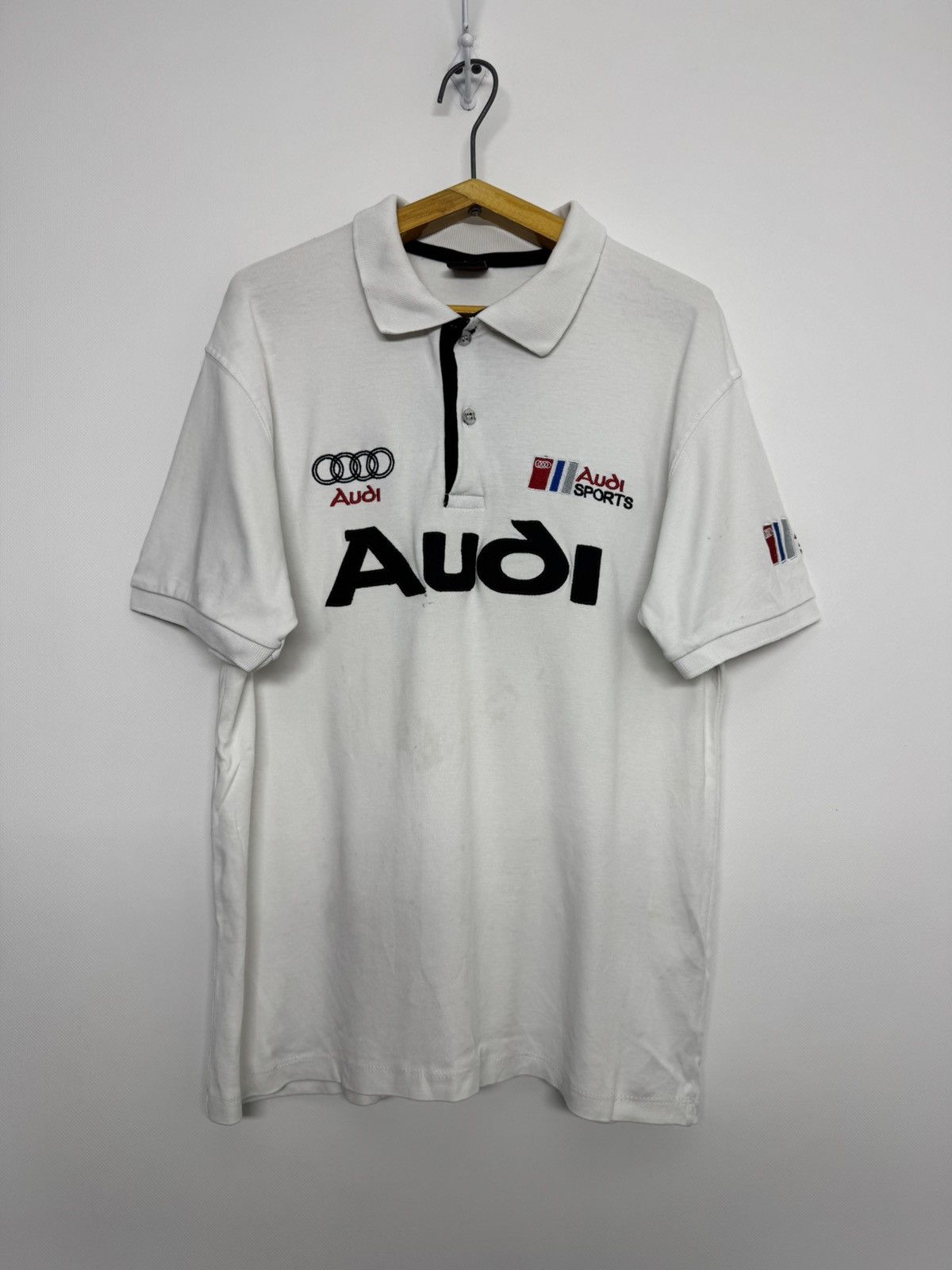 Audi Audi Sports Racing Polo T-Shirt Embroidered Size US L / EU 52-54 / 3 - 2 Thumbnail