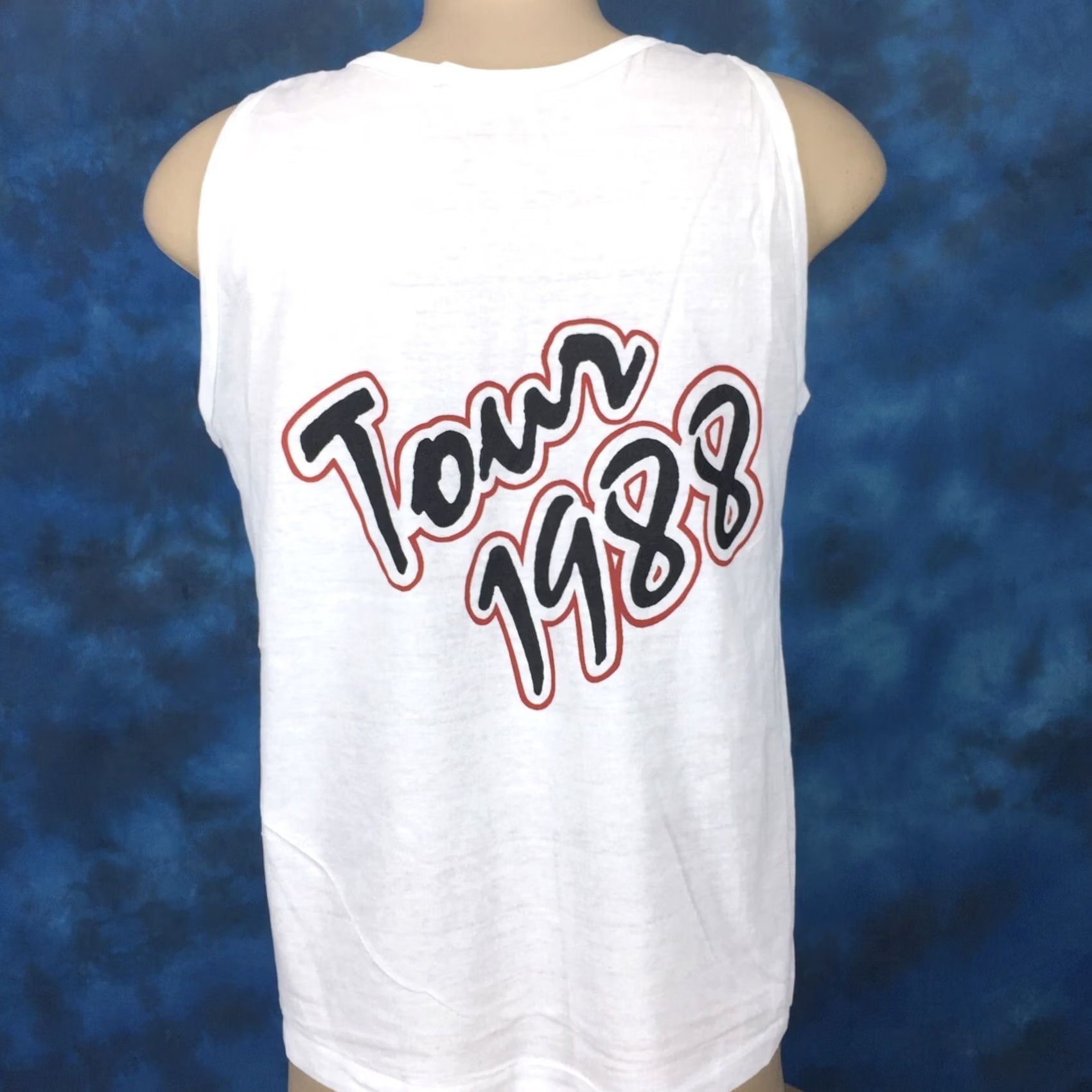 TEE JAYS VINTAGE Alabama Concert Tank Top Shirt M White 80s 90s Tee Jays Mens Tank Top T-Shirt NOS Deadstock Size US M / EU 48-50 / 2 - 6 Thumbnail