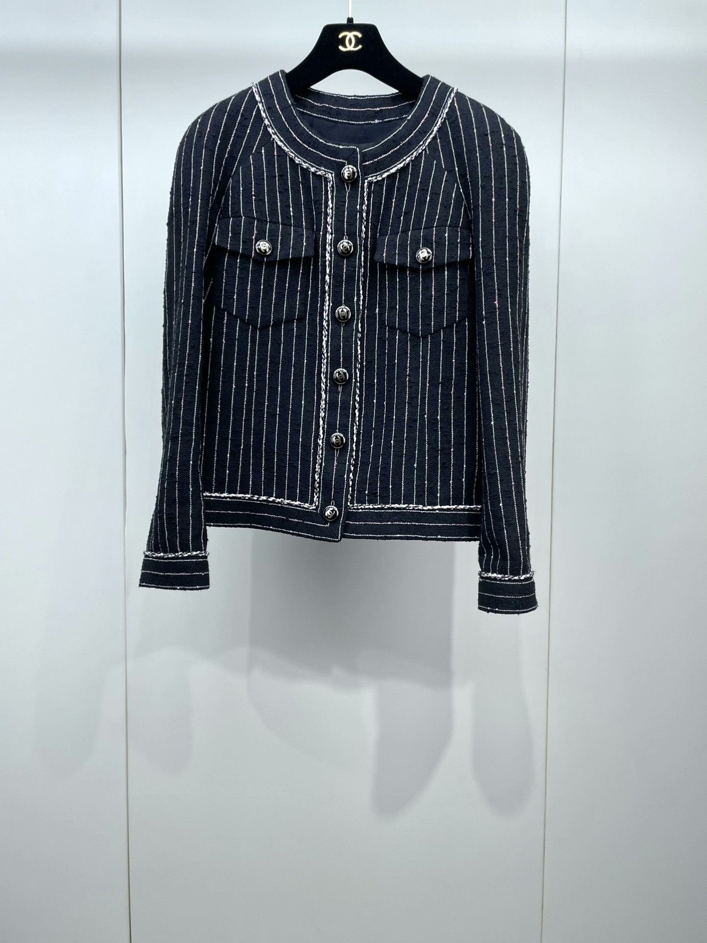 Chanel Chanel 23P Vertical Stripe Jacket Size XS / US 0-2 / IT 36-38 - 1 Thumbnail