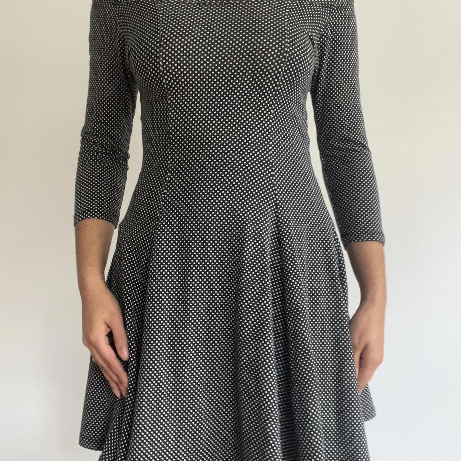 Forever 21 Black and white polka dot off the shoulder dress Size M / US 6-8 / IT 42-44 - 2 Thumbnail