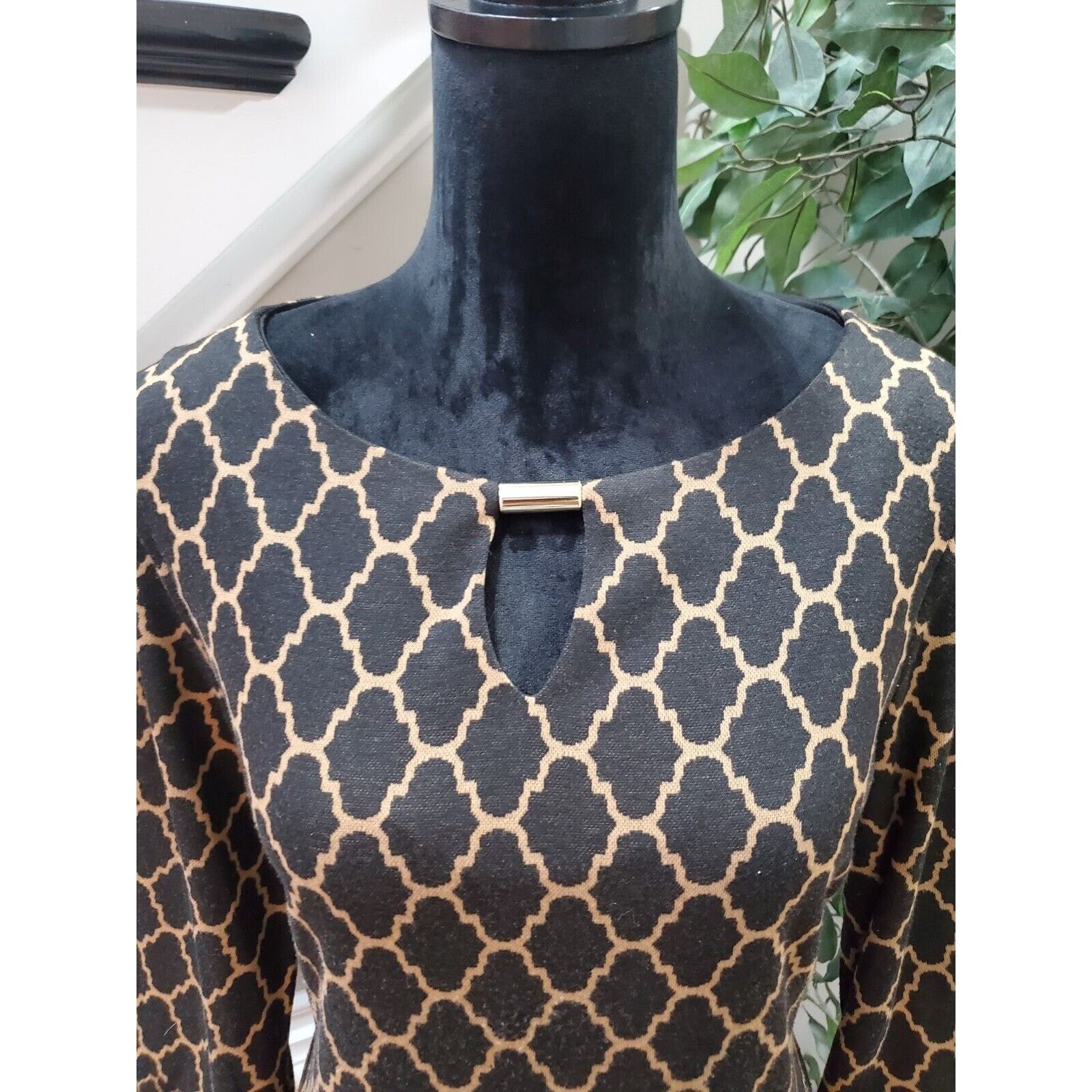 Other Ronni Nicole Polyester Long Sleeve Knee Length Dress 12 Size XL / US 12-14 / IT 48-50 - 6 Thumbnail