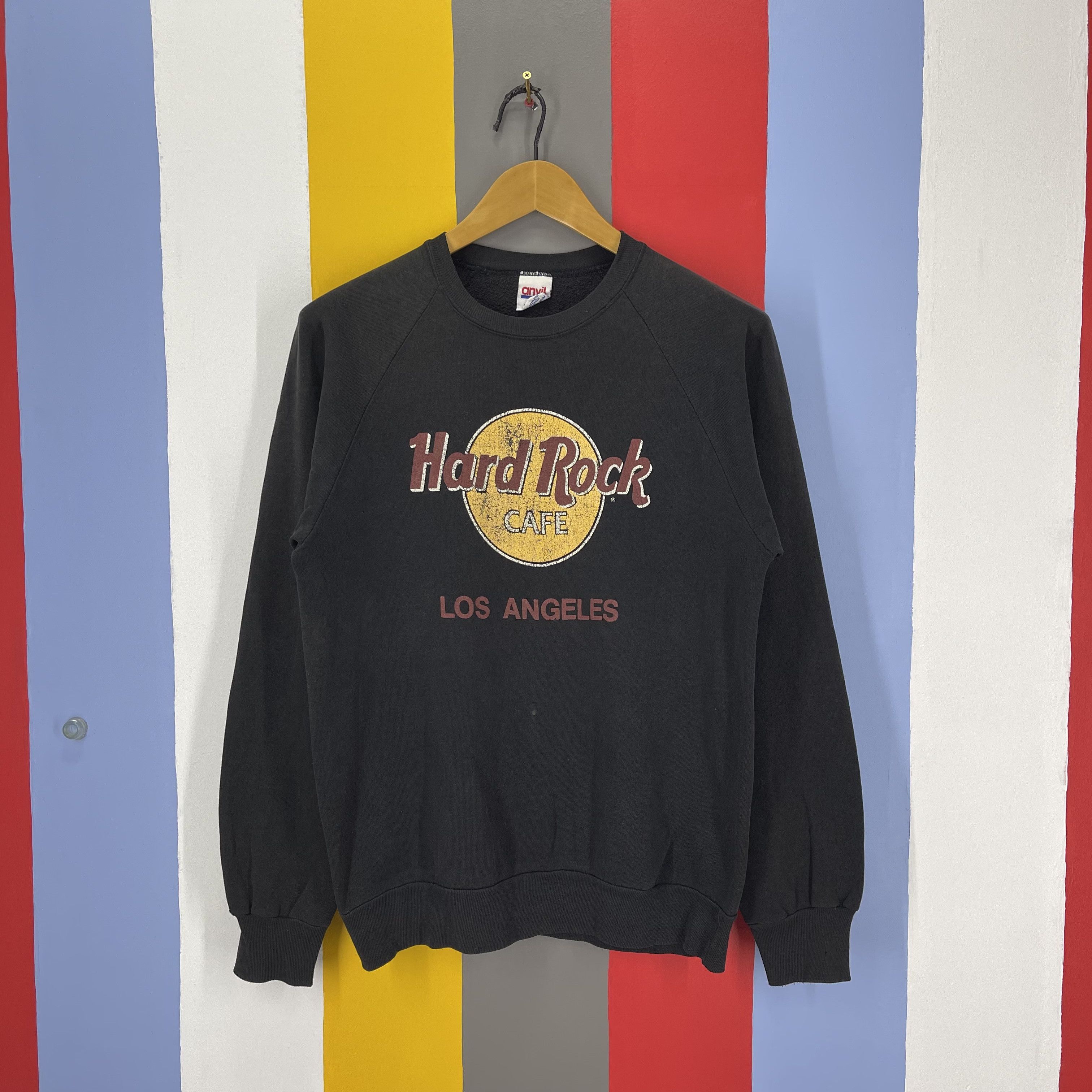Hard Rock Cafe 90s Vintage HARD ROCK CAFE by ANVIL Sweatshirt #1317/AT Size US S / EU 44-46 / 1 - 1 Thumbnail